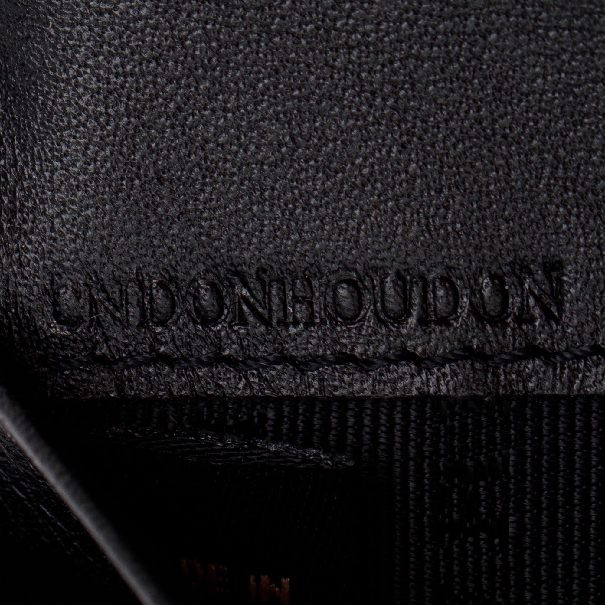 Burberry Black Leather Trimmed Beat Check Bifold Wallet