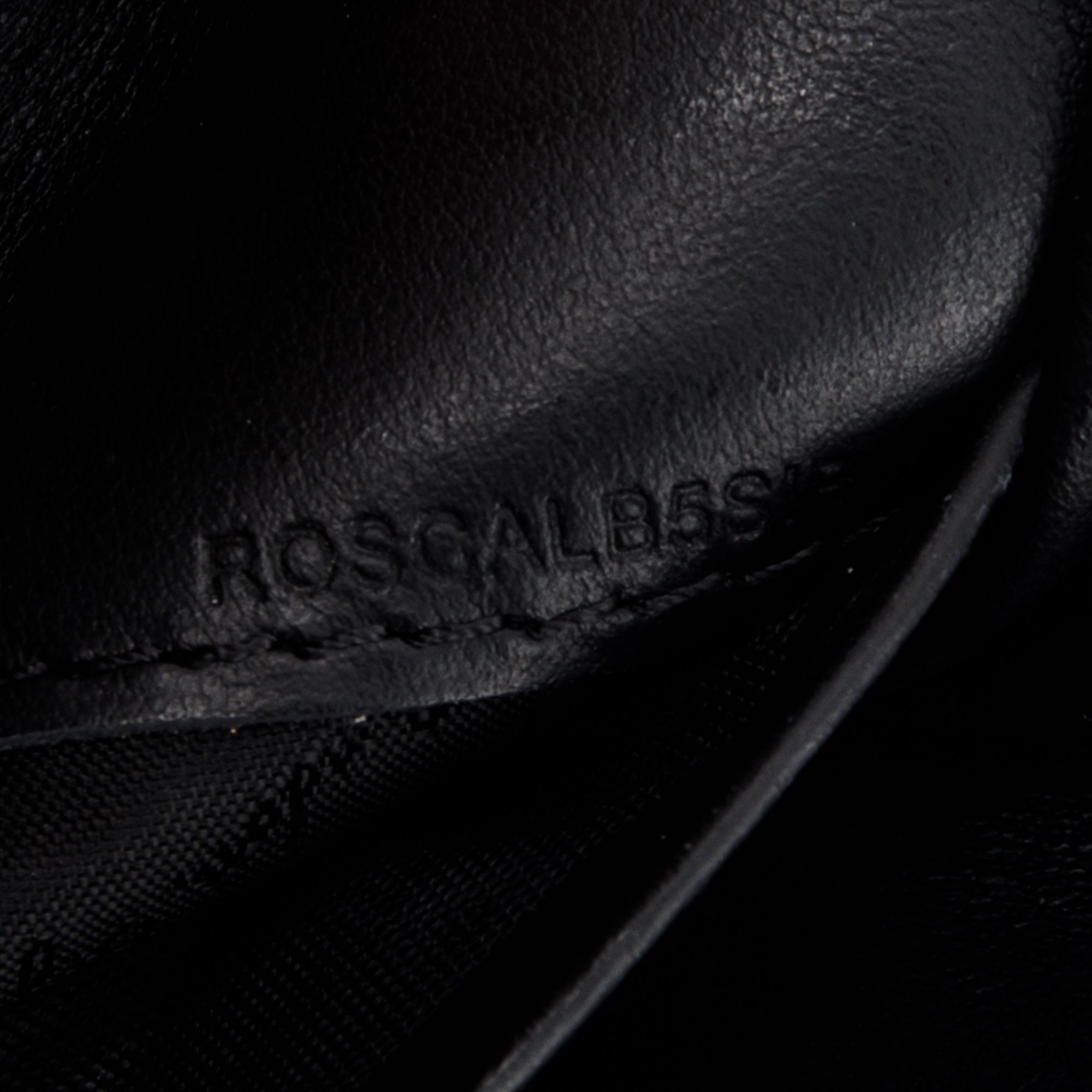 Burberry Black Leather Wallet on Chain