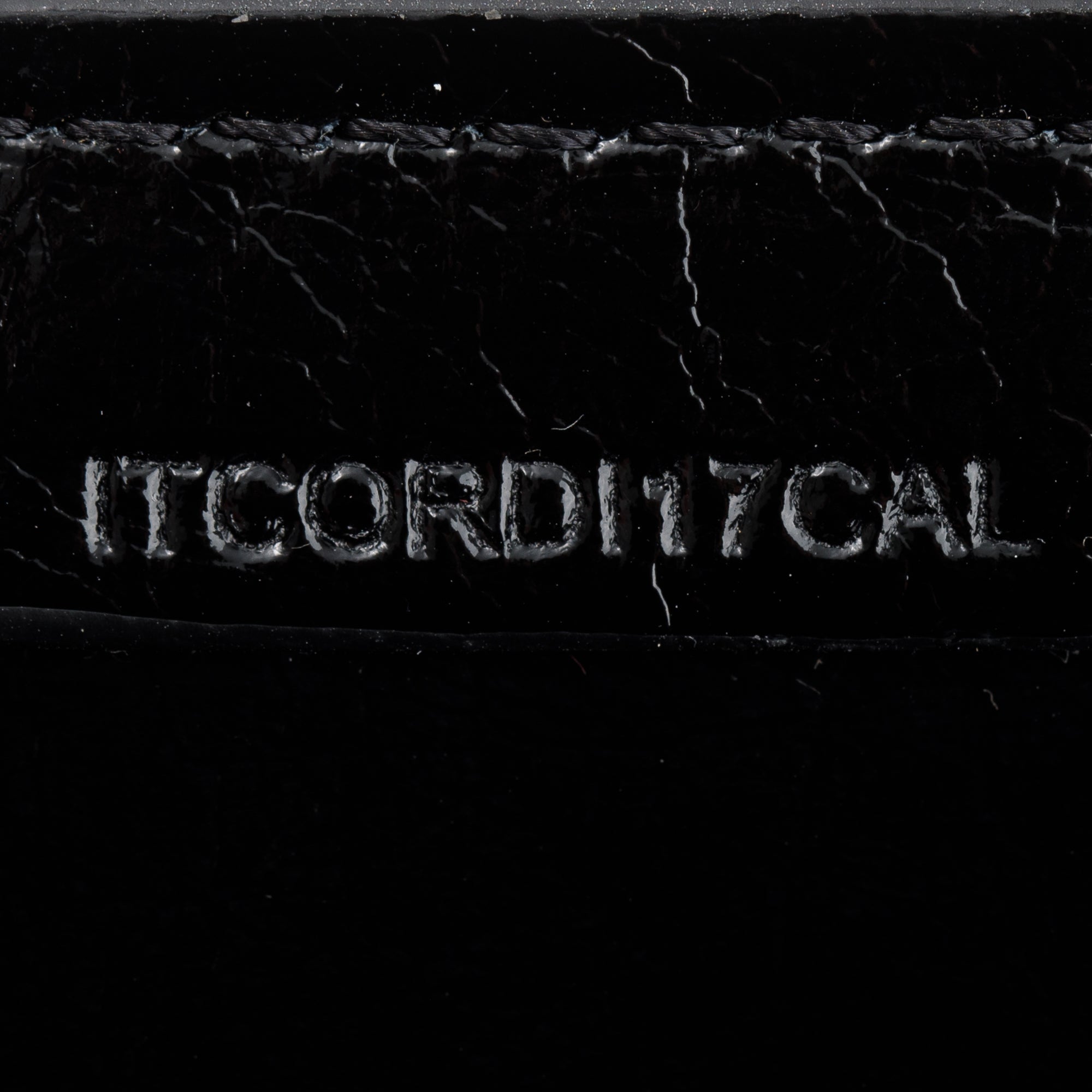 Burberry Black Shiny Soft Calfskin Leather Small Banner Tote w/ Strap