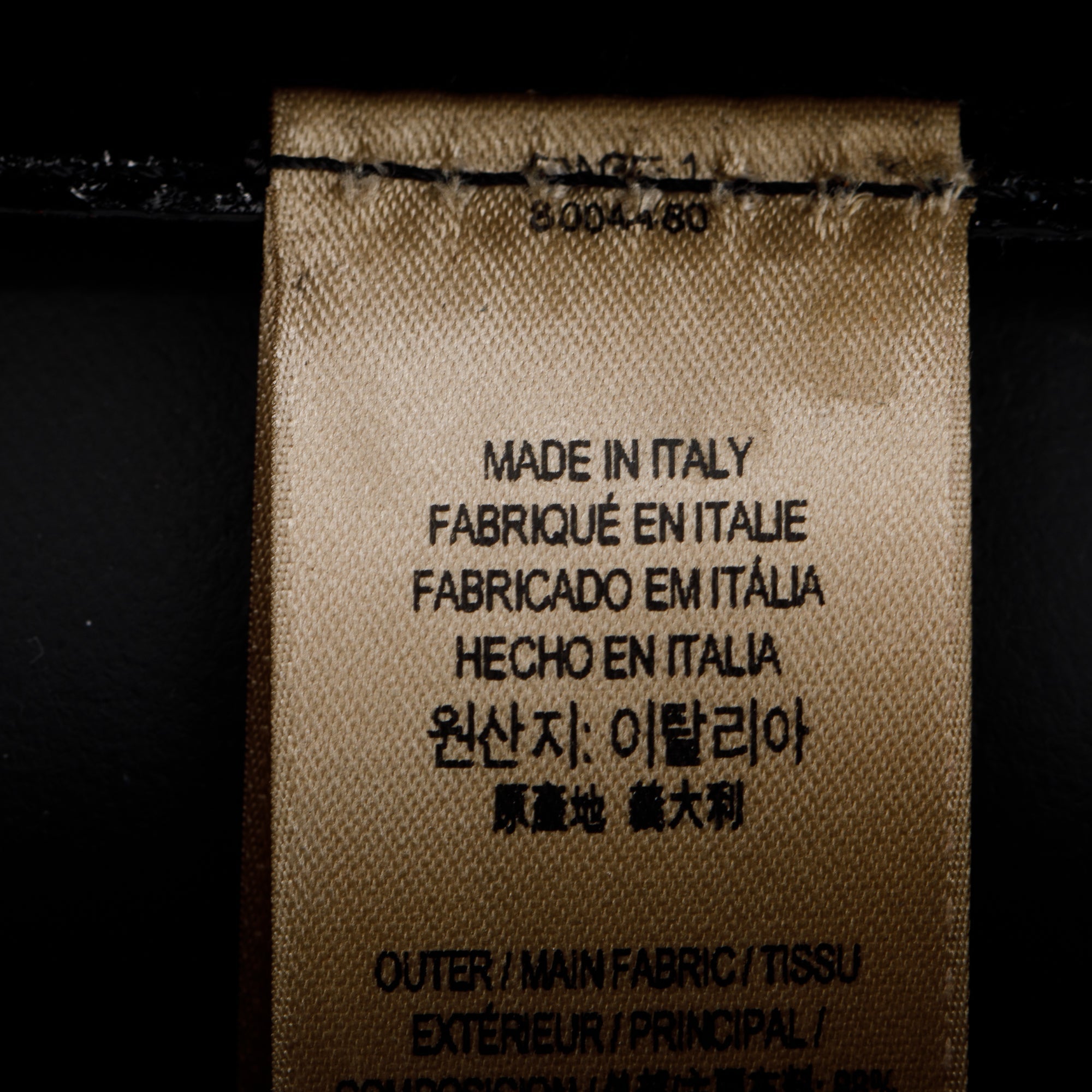 Burberry Black Shiny Soft Calfskin Leather Small Banner Tote w/ Strap