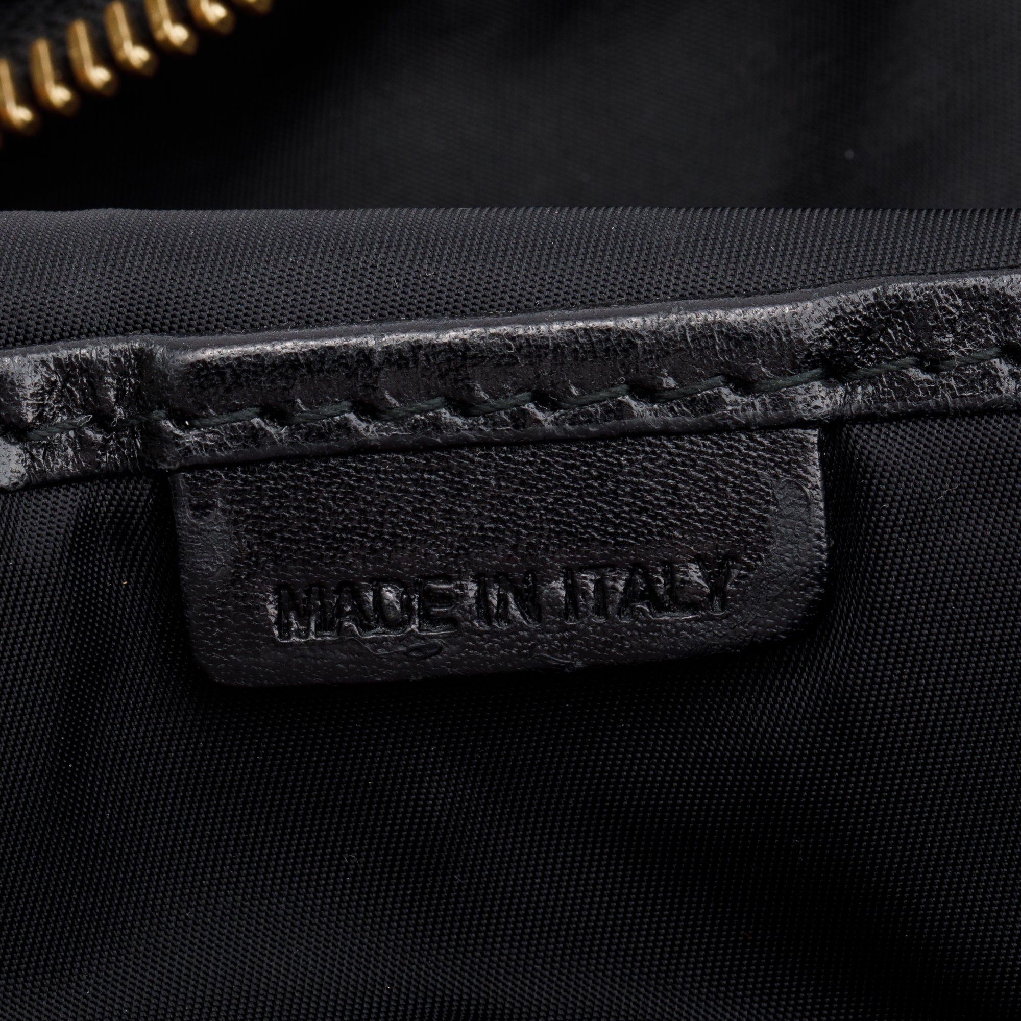 Burberry Black & White Beat Check Nylon Leather Trimmed Ellers Tote Bag