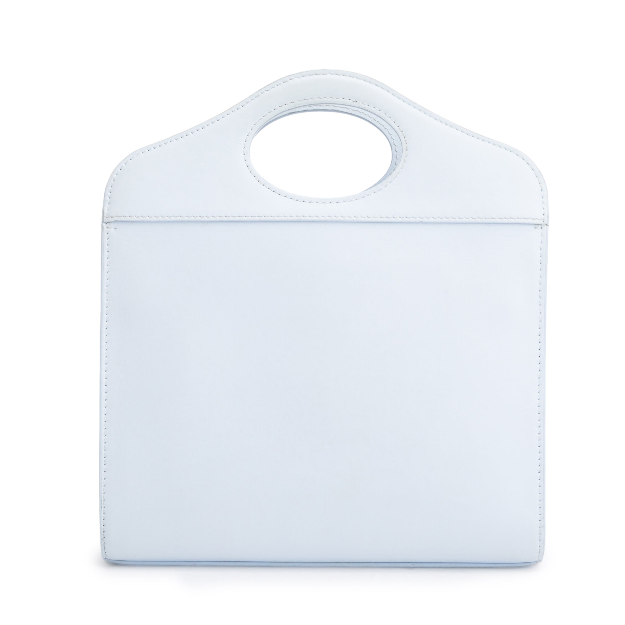 Burberry Blue Calfskin Leather Mini Pocket Bag w/ Strap & Box