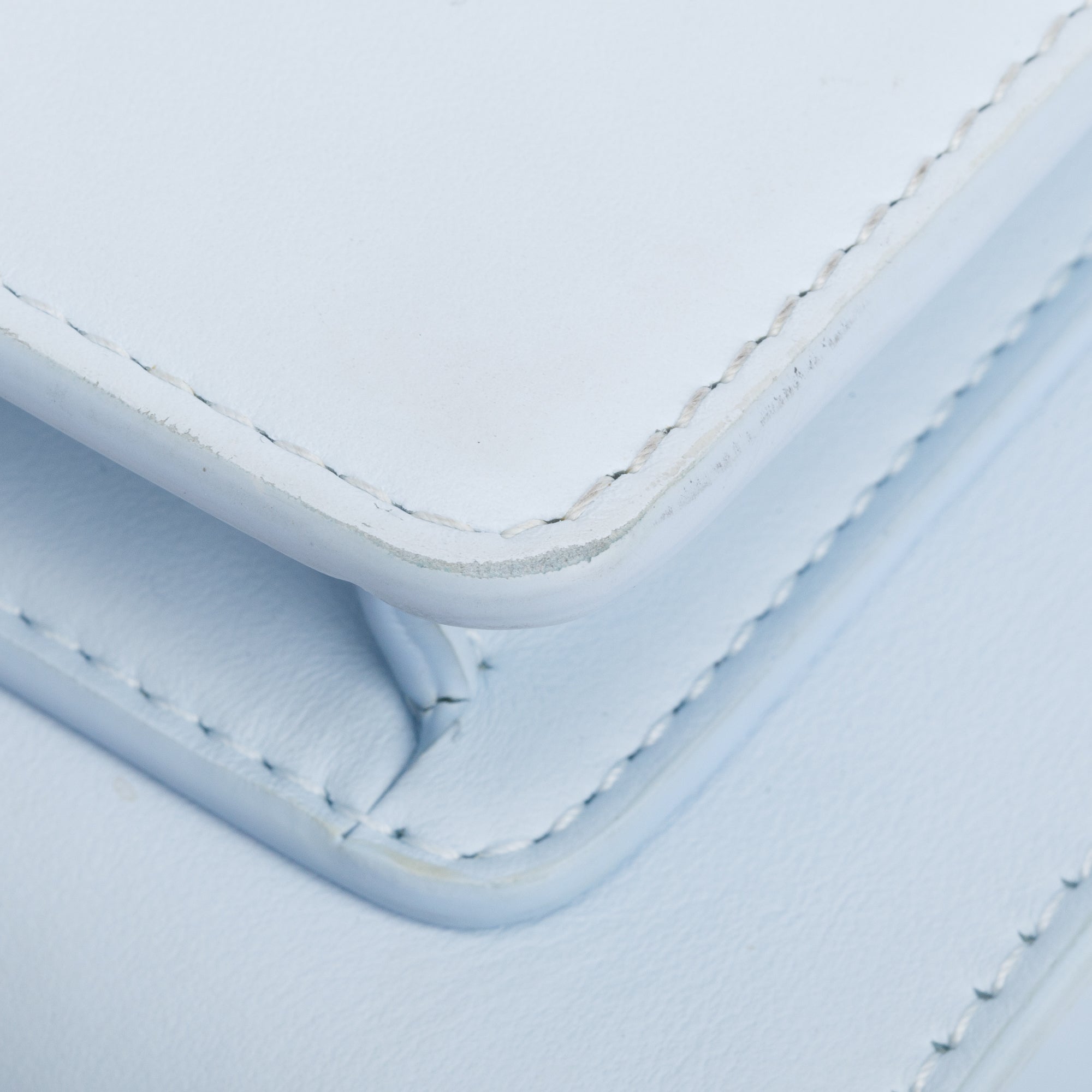 Burberry Blue Calfskin Leather Mini Pocket Bag w/ Strap & Box