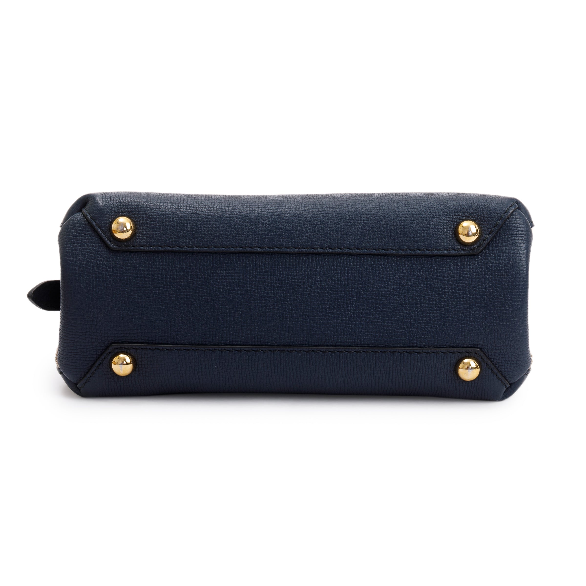 Burberry Blue Calfskin Small Camberley Bag w/ Strap