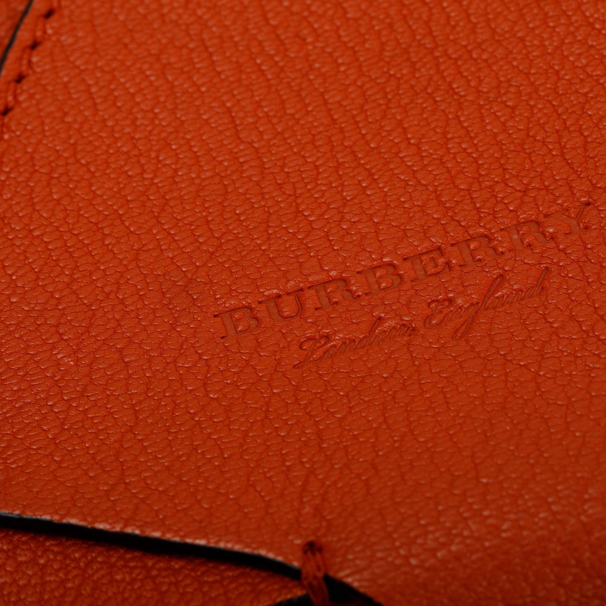 Burberry Brown Leather Bridle Square Satchel