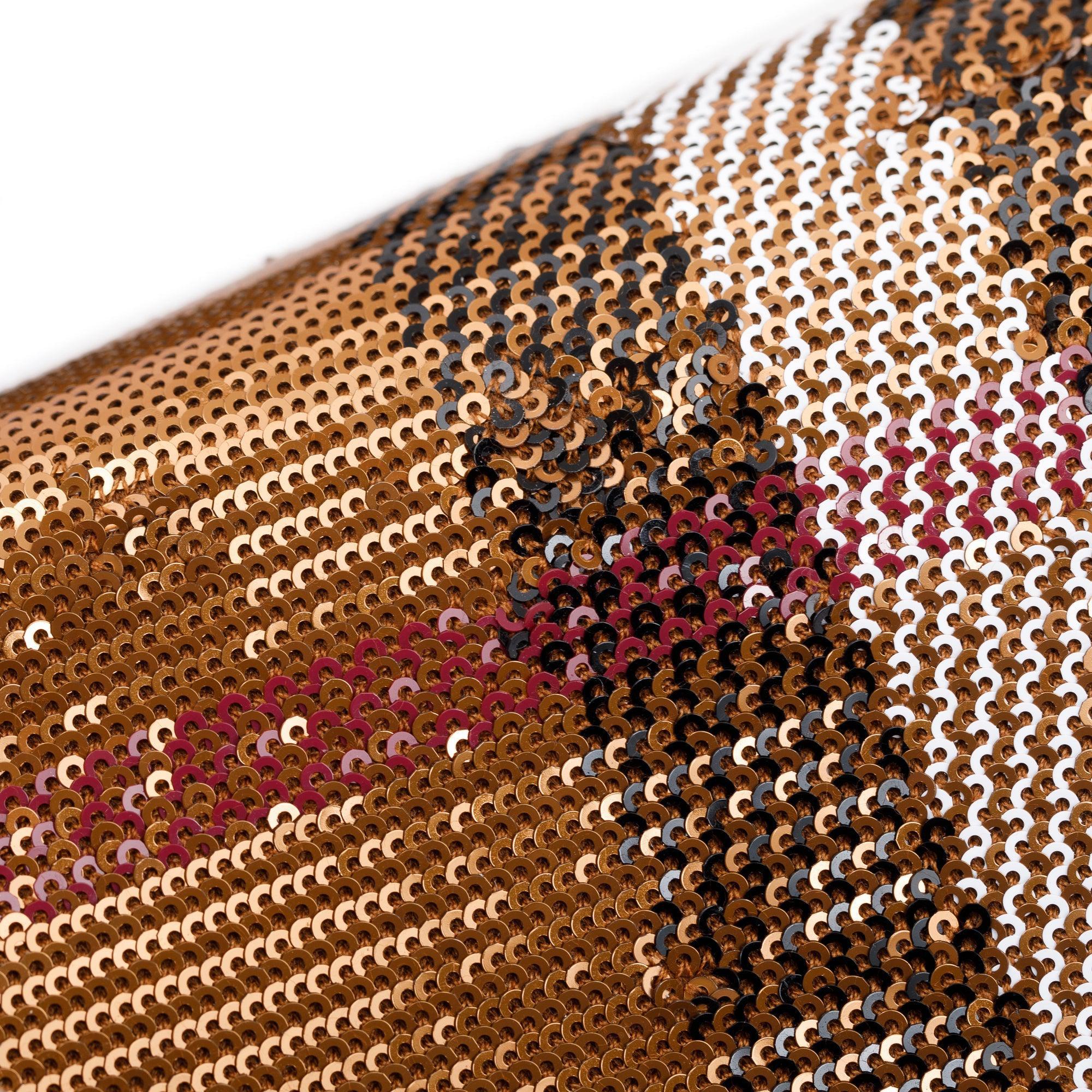 Burberry Brown Sequin Check Small Lola TB Shoulder Bag