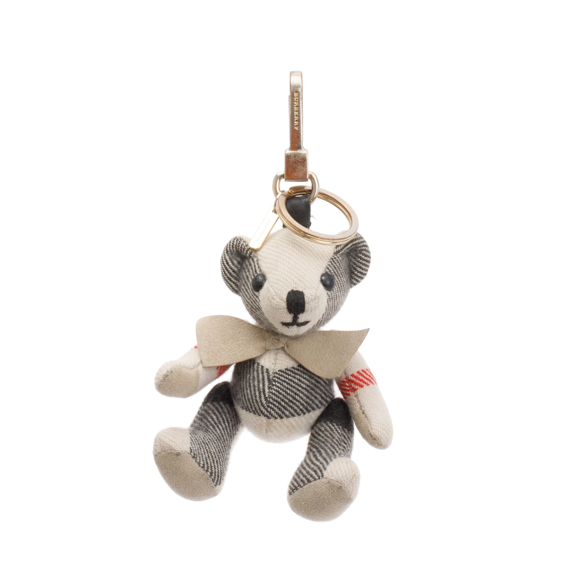 Burberry Cashmere Thomas Bear Keychain w/ Box