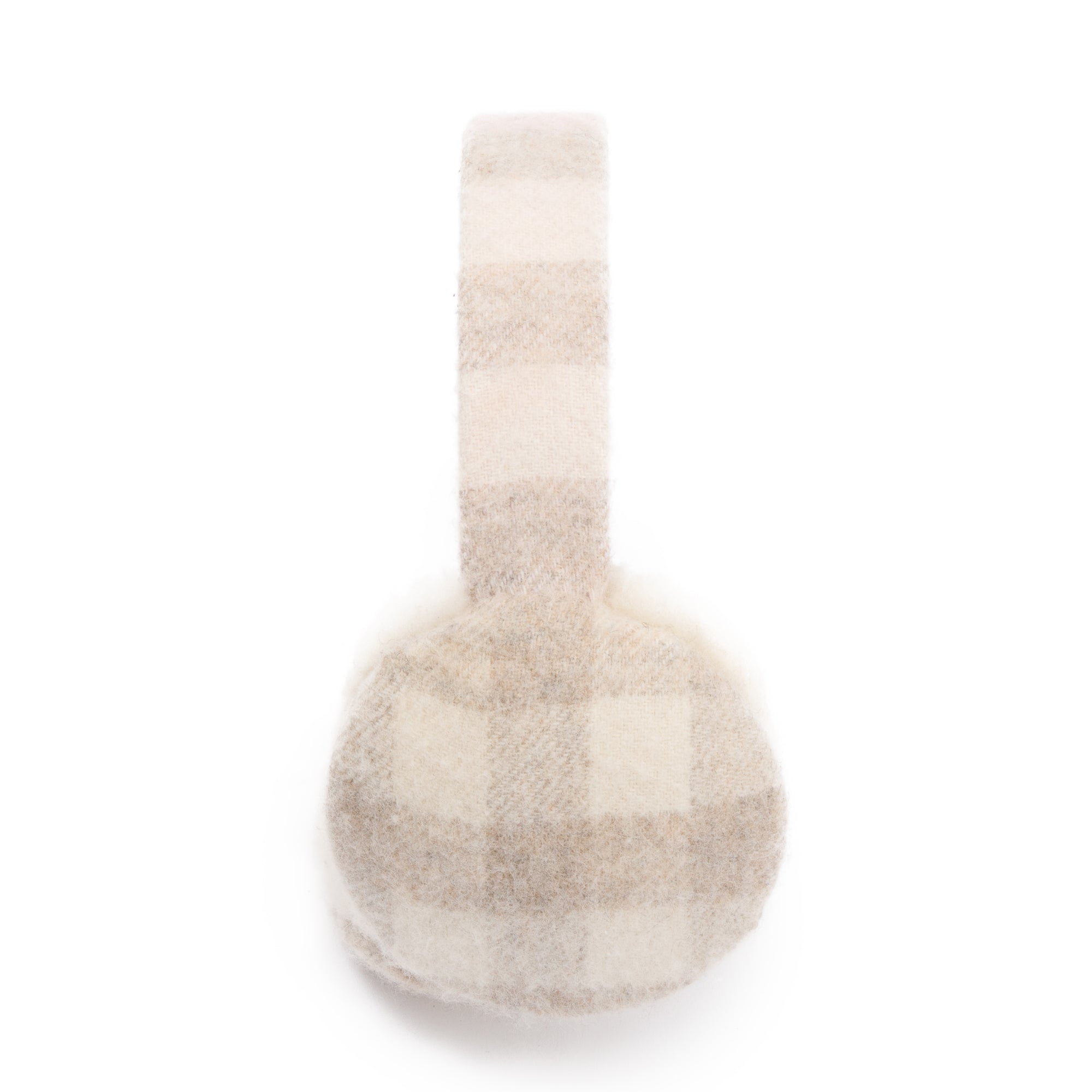 Burberry Creme/Pink Cashmere Nova Check Earmuffs