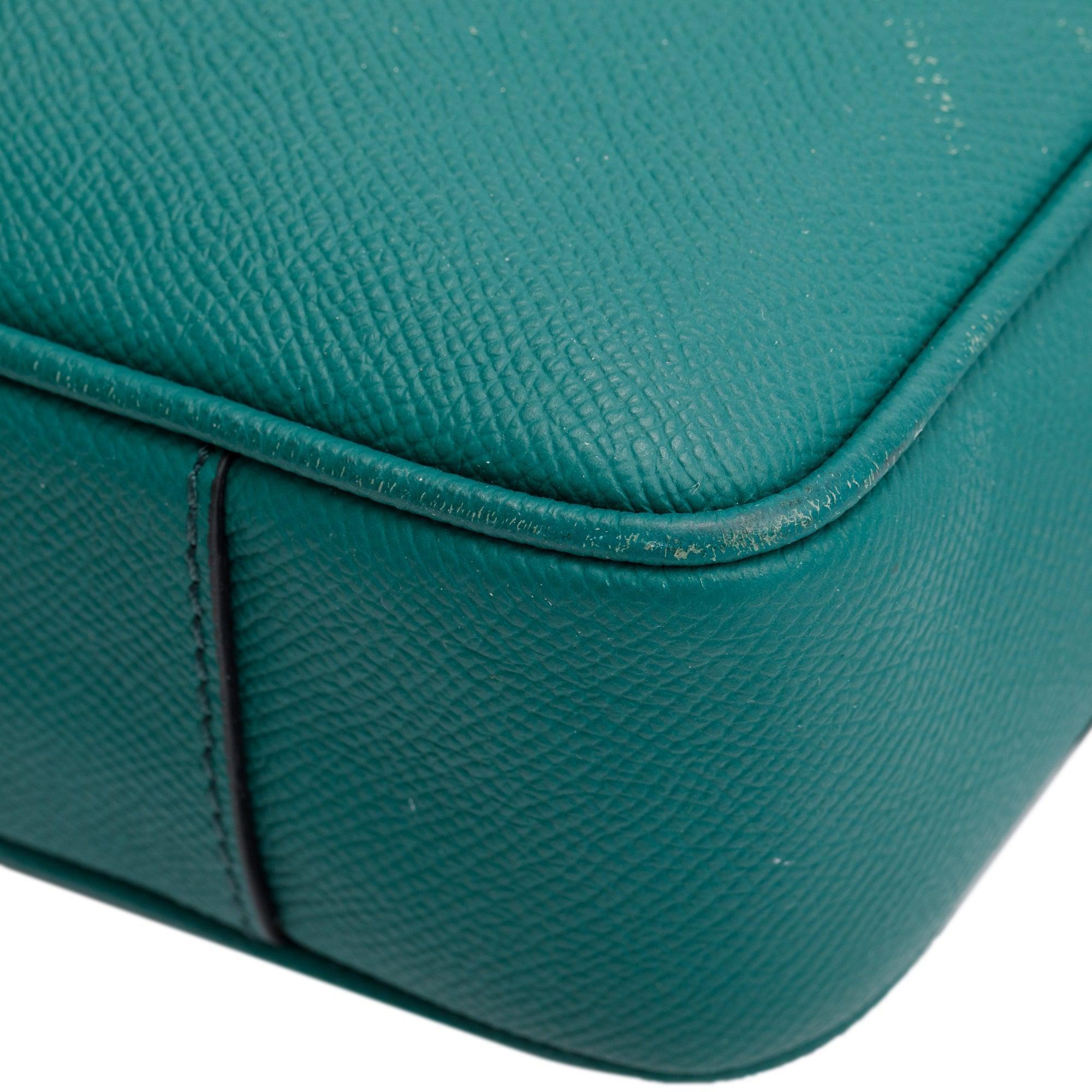 Burberry Green Newburg Leather Briefcase