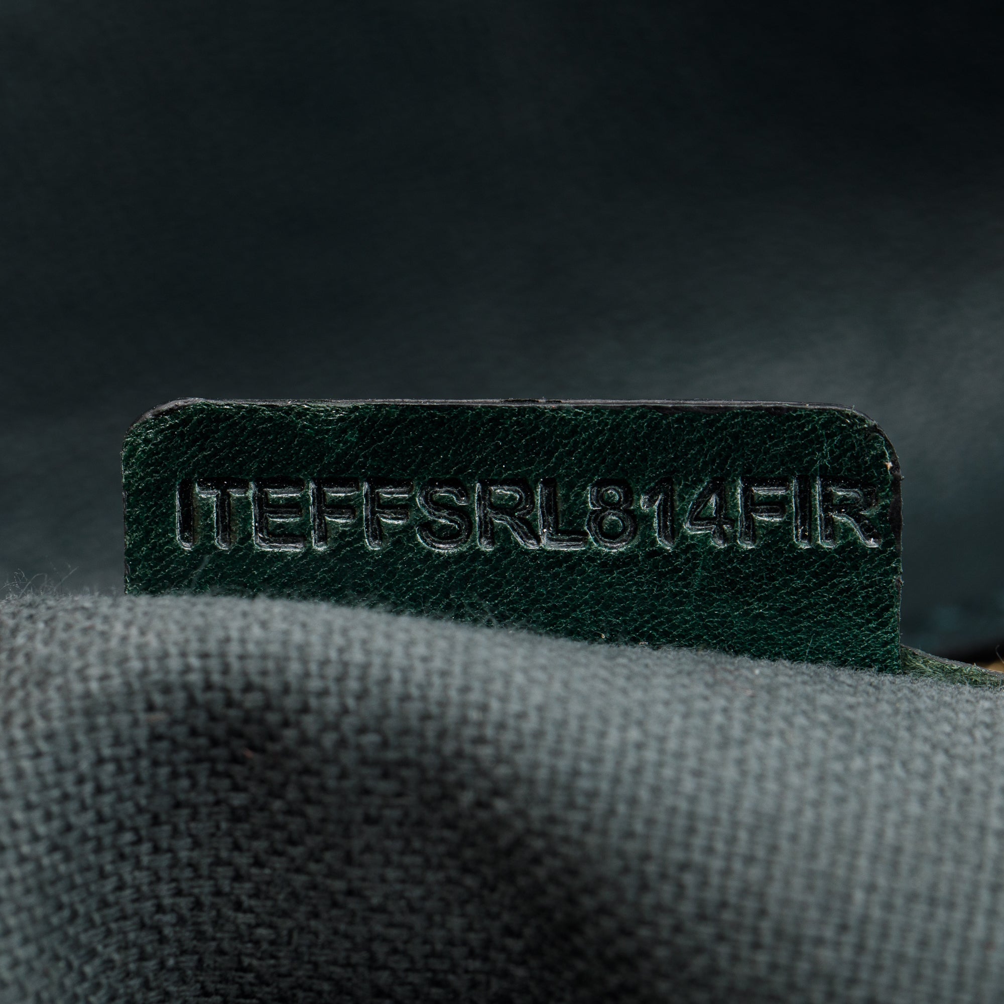 Burberry Green Pleated Stitched Leather Rosaville Bowling Bag