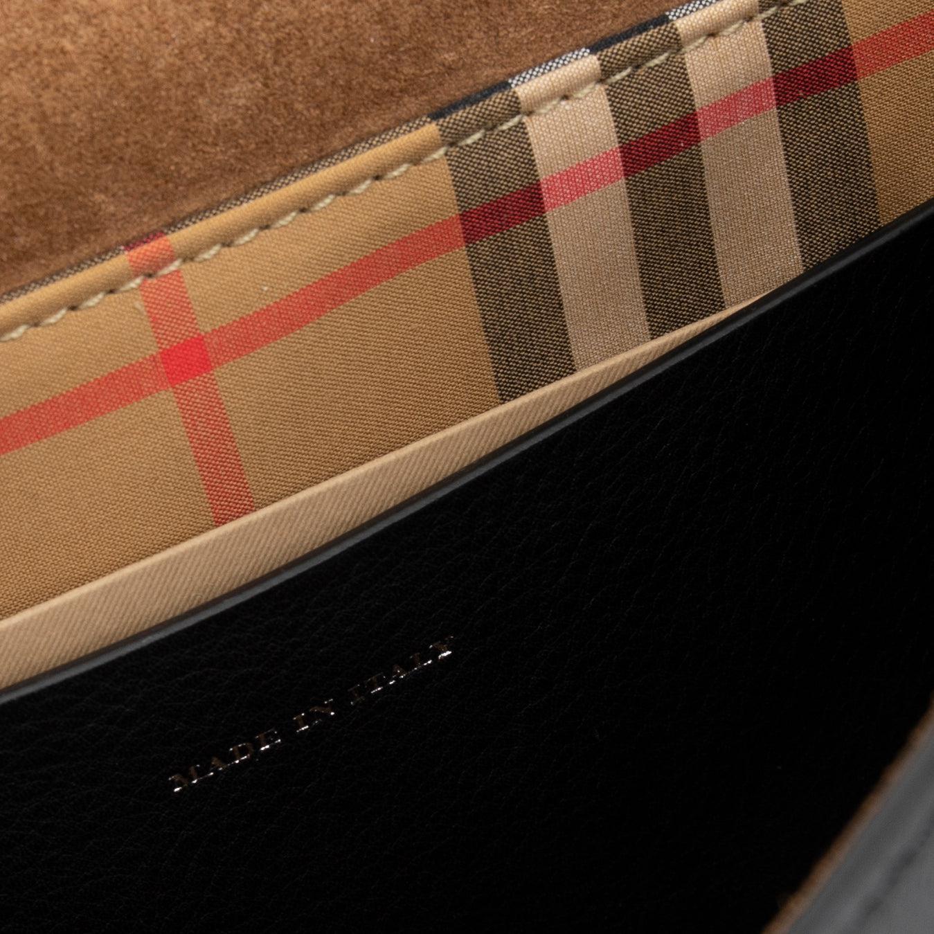 Burberry Grommet Detail Chain Crossbody Bag