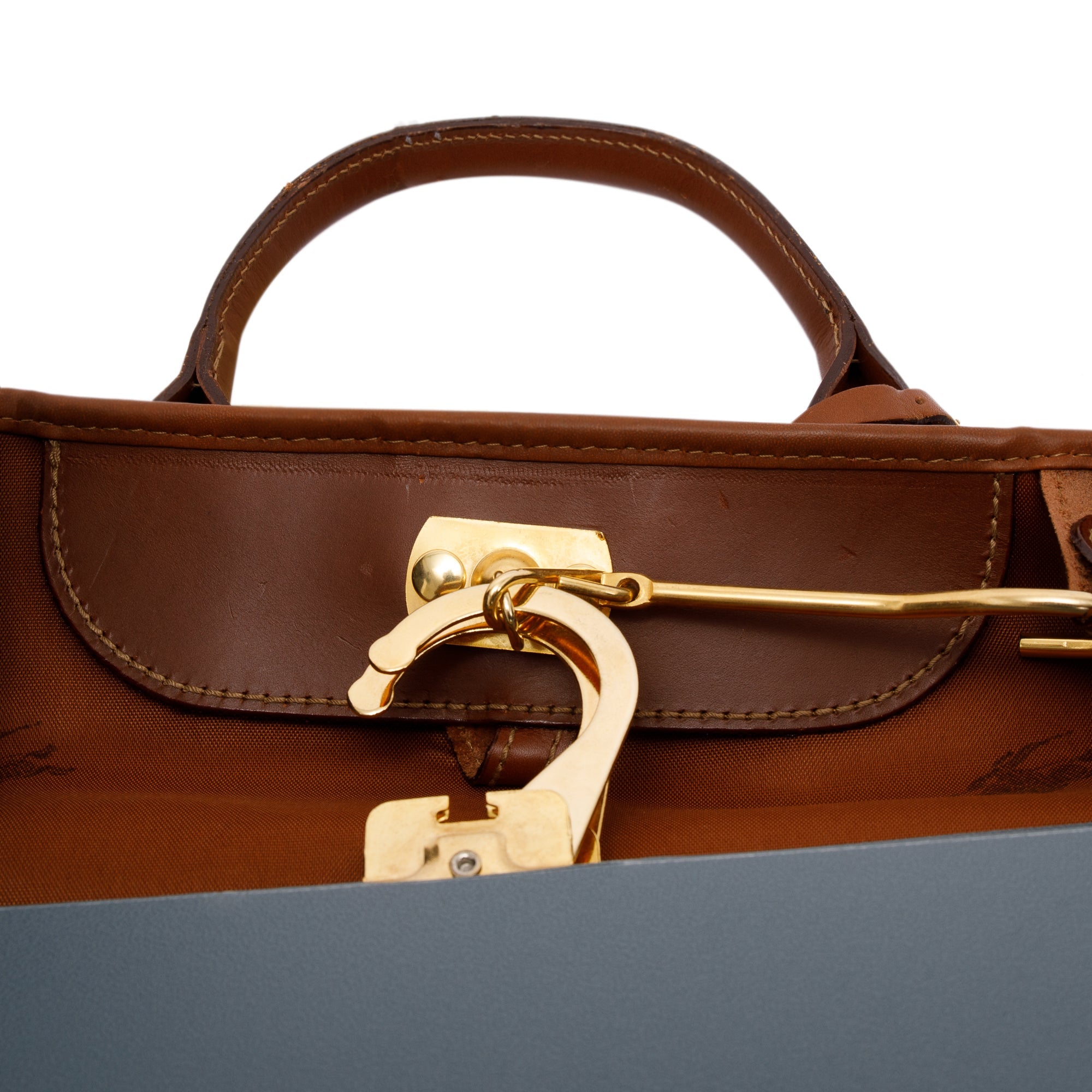 Burberry Haymarket Check Garment Bag w/ 2 Hangers