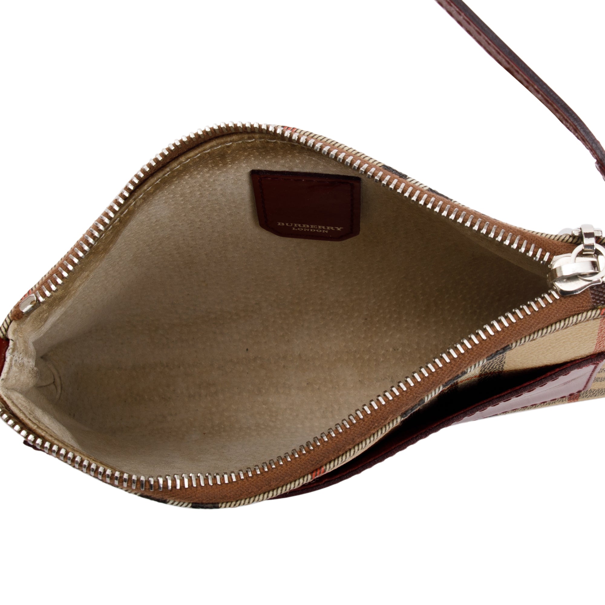 Burberry Haymarket Check Pochette Bag