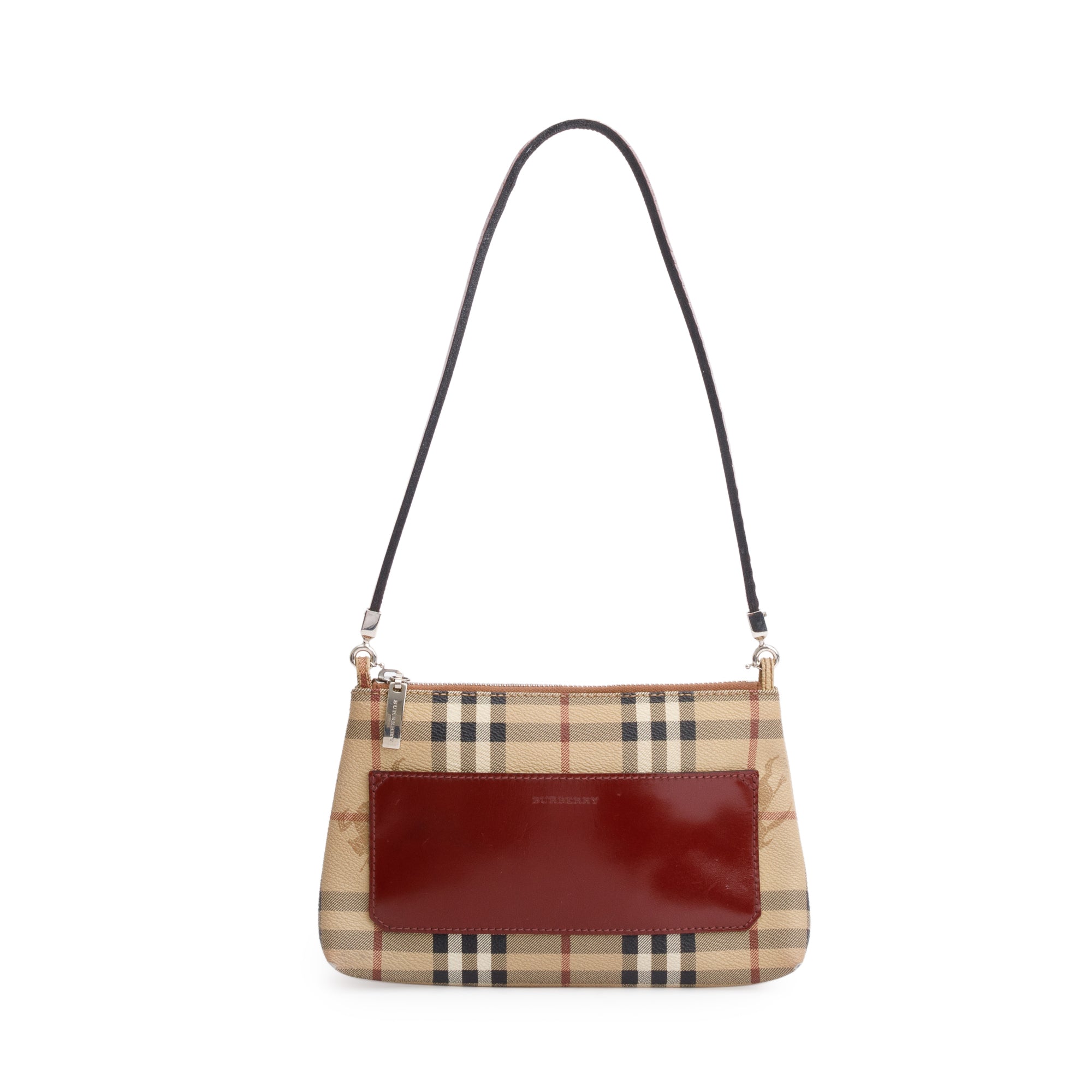 Burberry Haymarket Check Pochette Bag