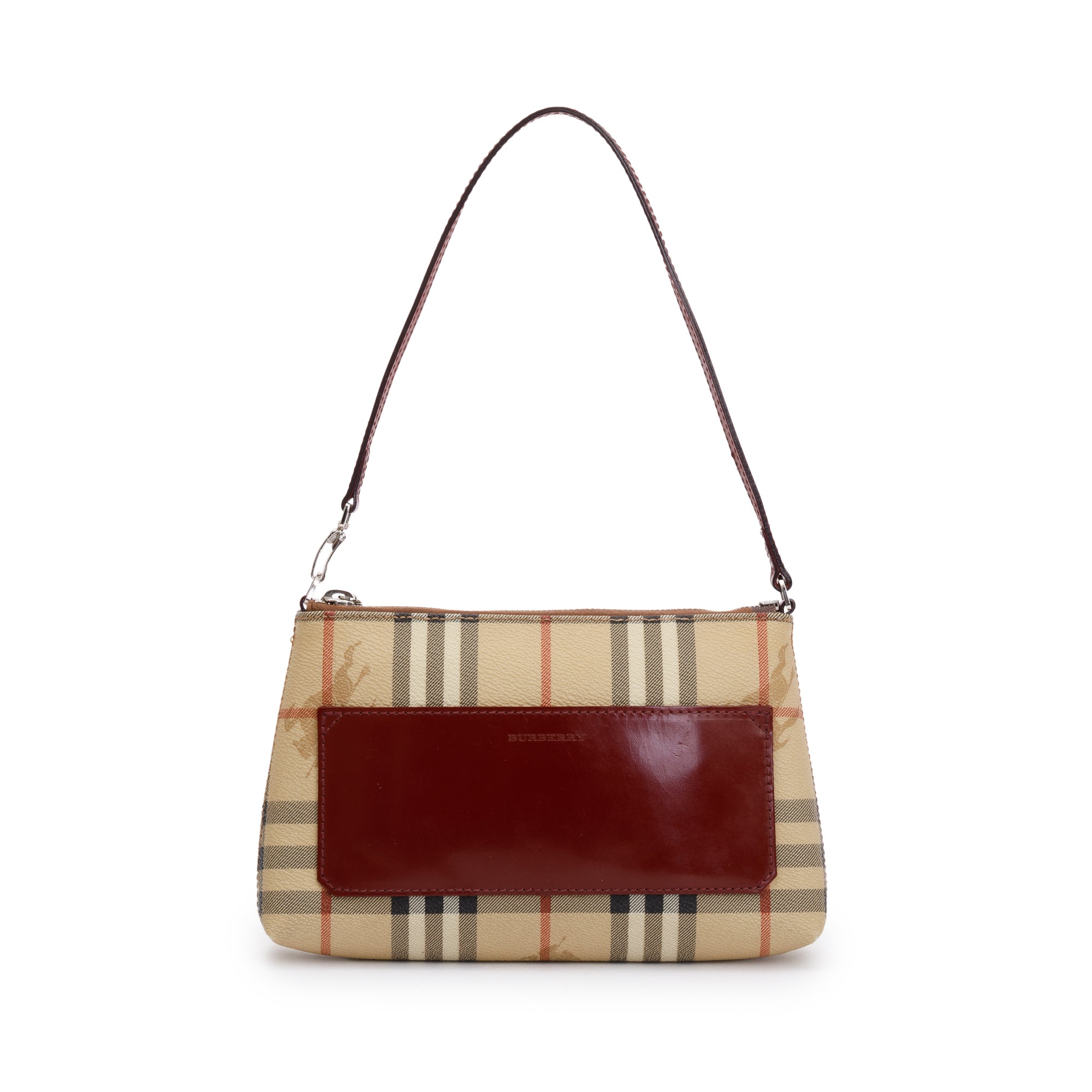 Burberry Haymarket Check Pochette Bag