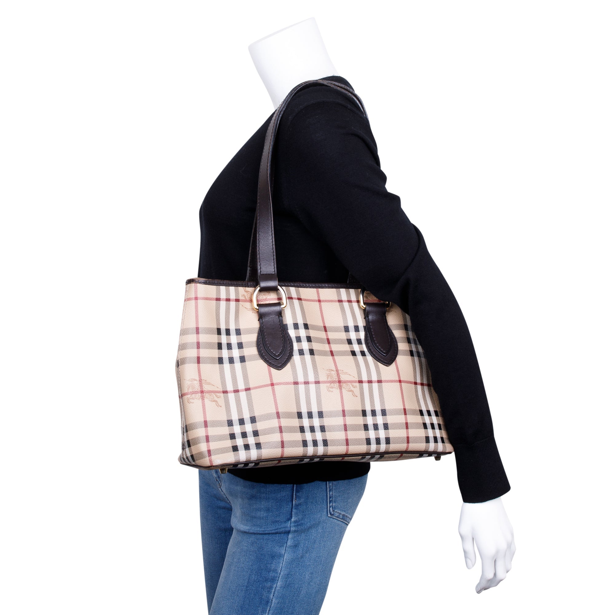 Burberry Haymarket Check Regent Tote