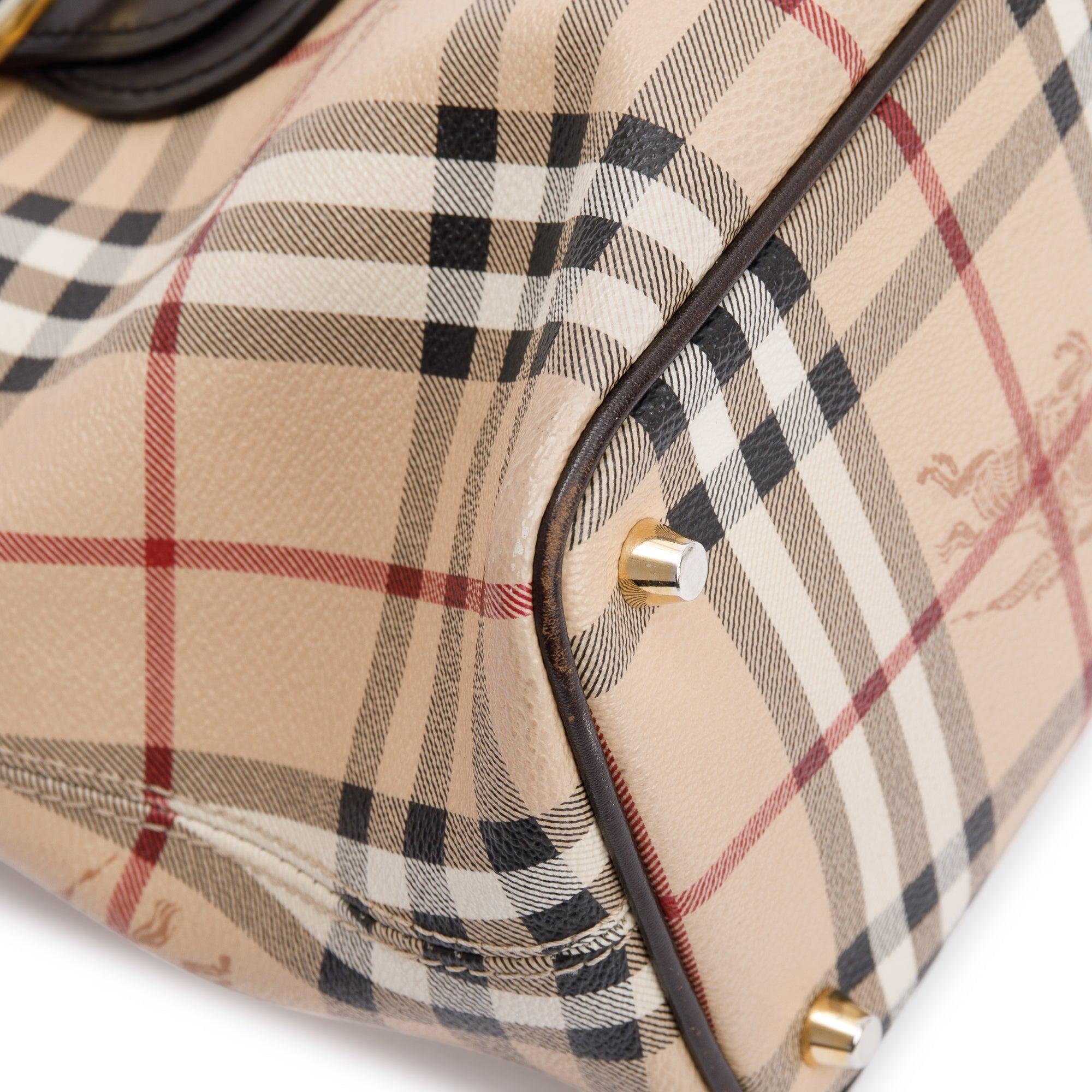 Burberry Haymarket Check Regent Tote