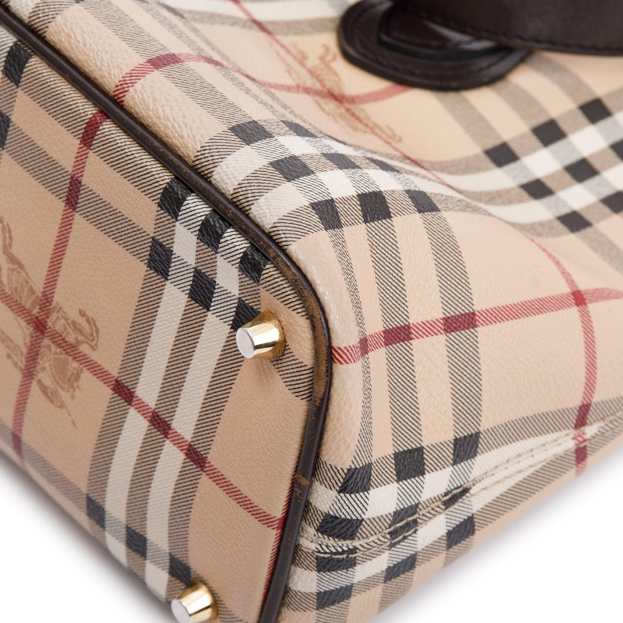 Burberry Haymarket Check Regent Tote