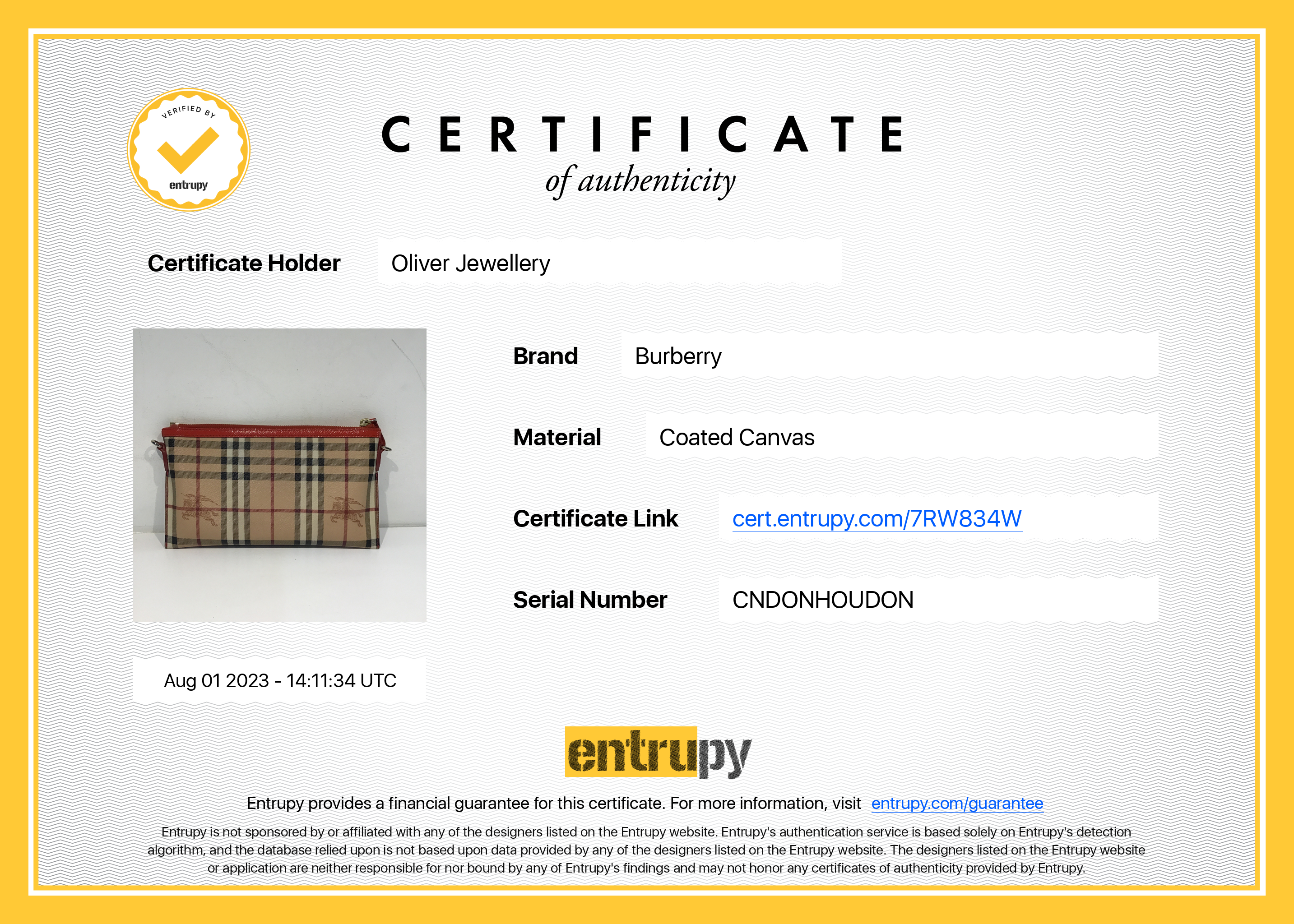 Burberry Haymarket Check Small Peyton Crossbody Bag