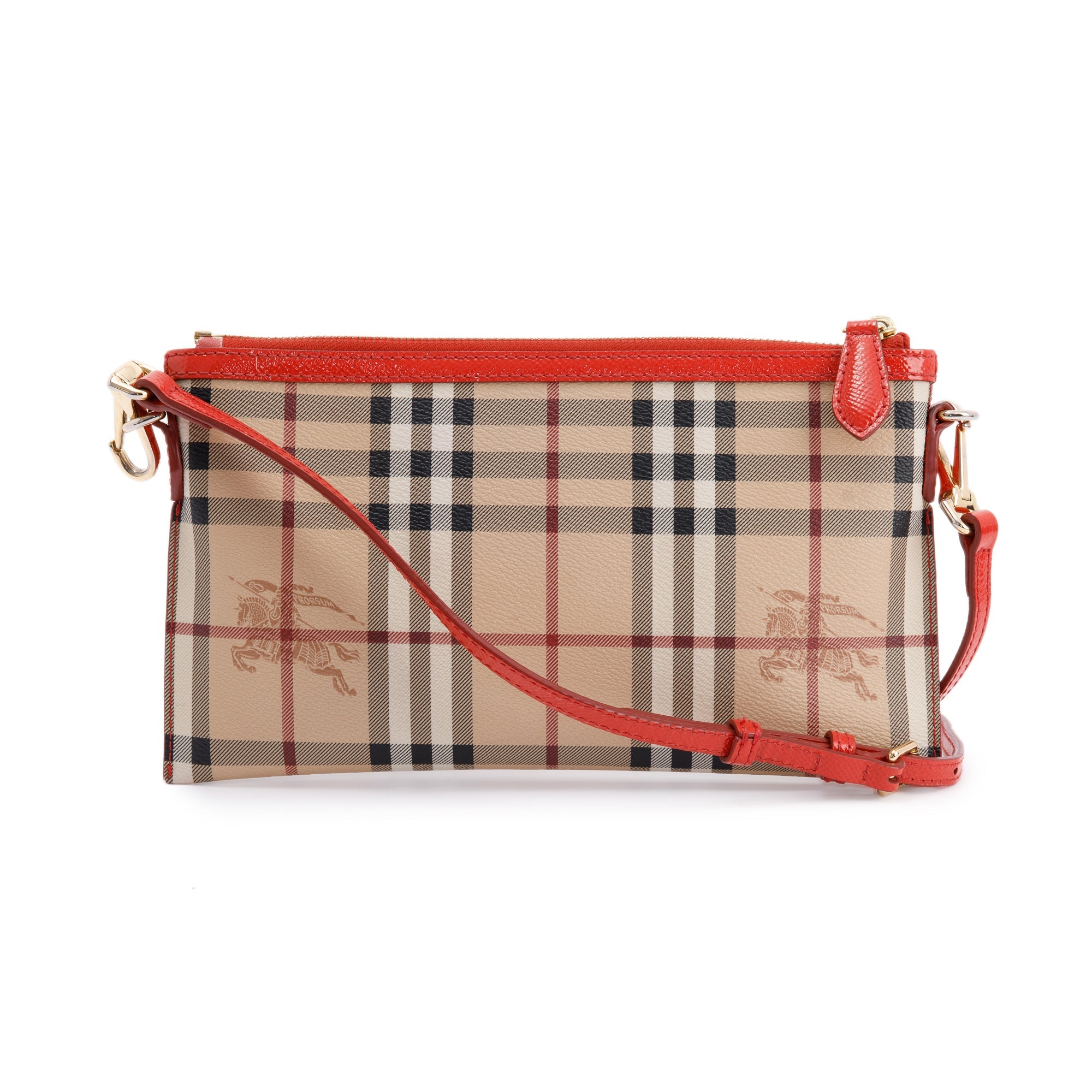 Burberry Haymarket Check Small Peyton Crossbody Bag