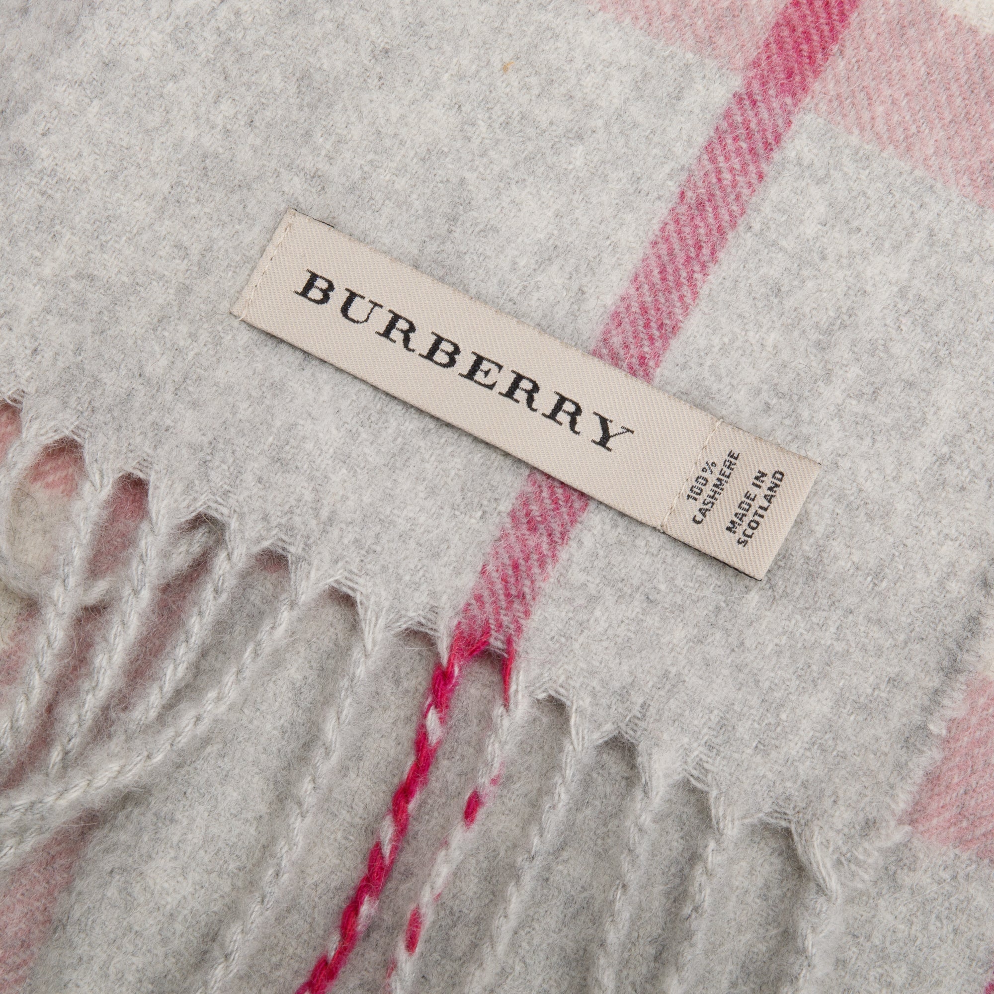 Burberry Horseferry House Check Cashmere Scarf