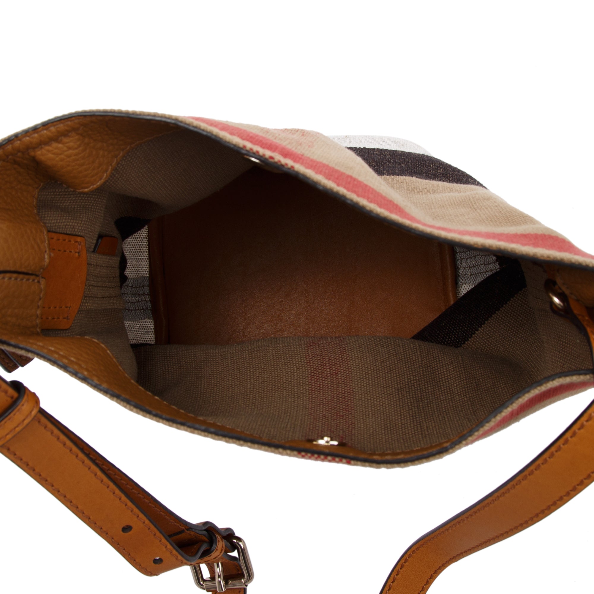 Burberry House Check Bucket Small Ashby Bag