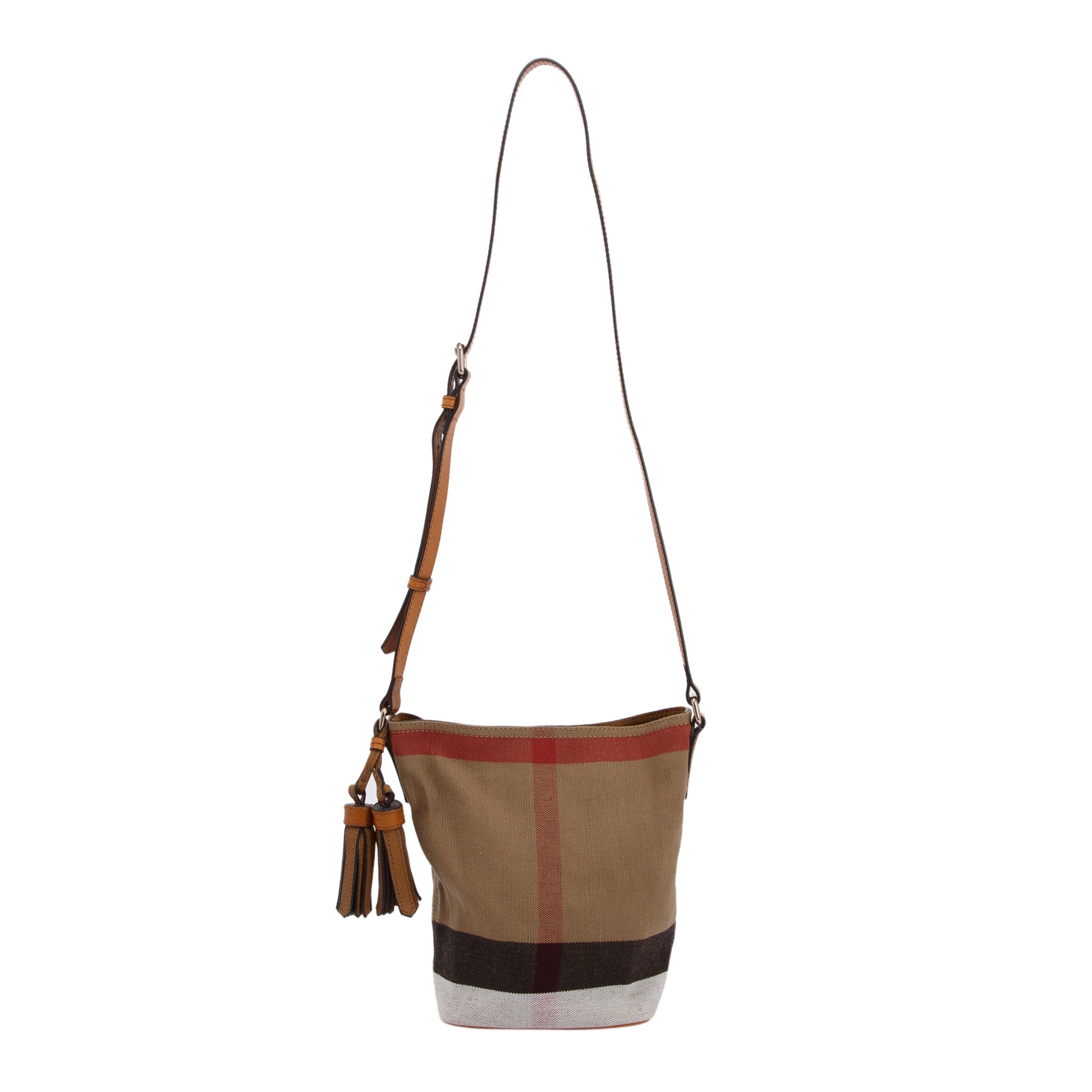 Burberry House Check Bucket Small Ashby Bag