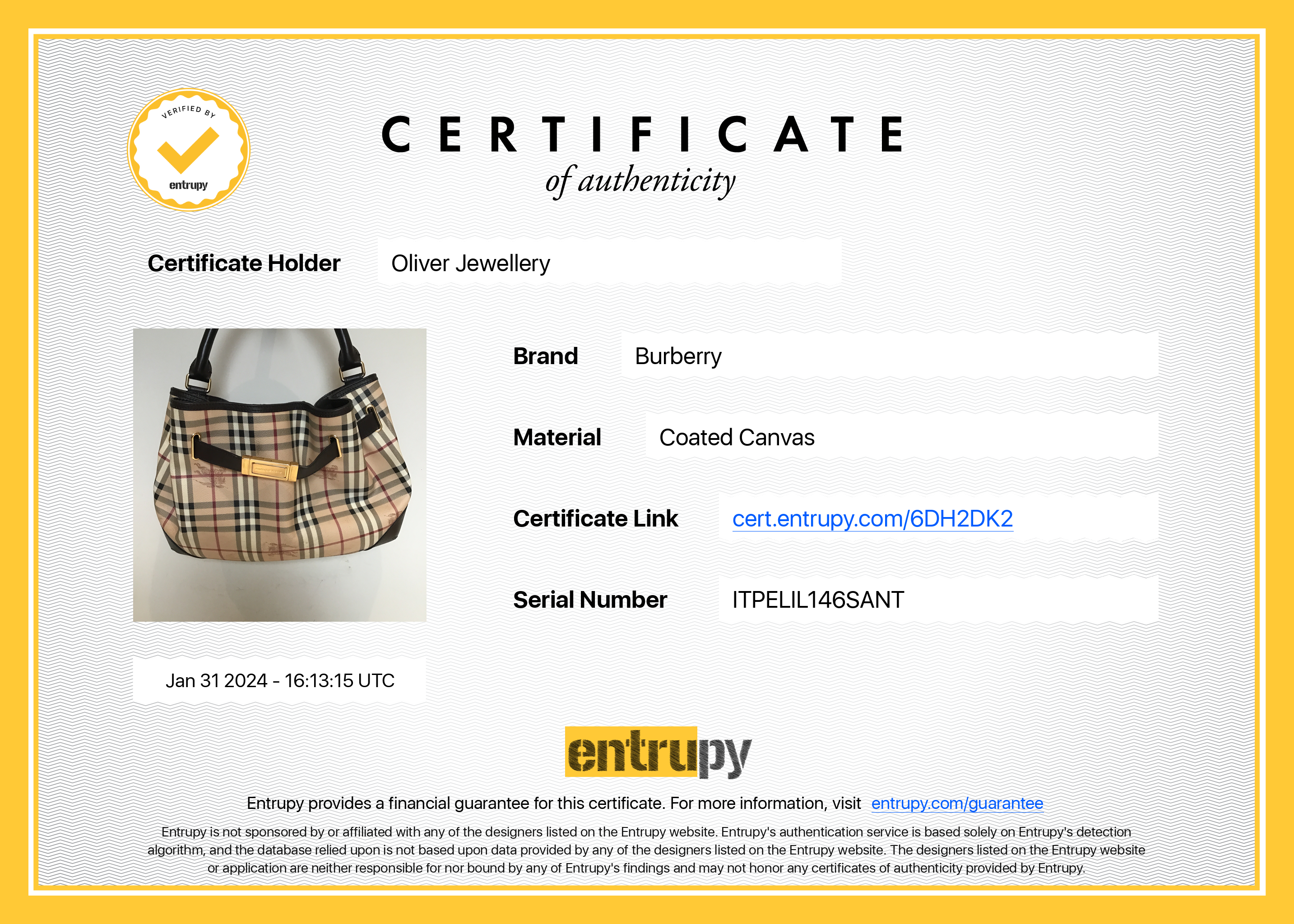 Burberry House Check Canvas Medium Willenmore Hobo Bag w/ Strap