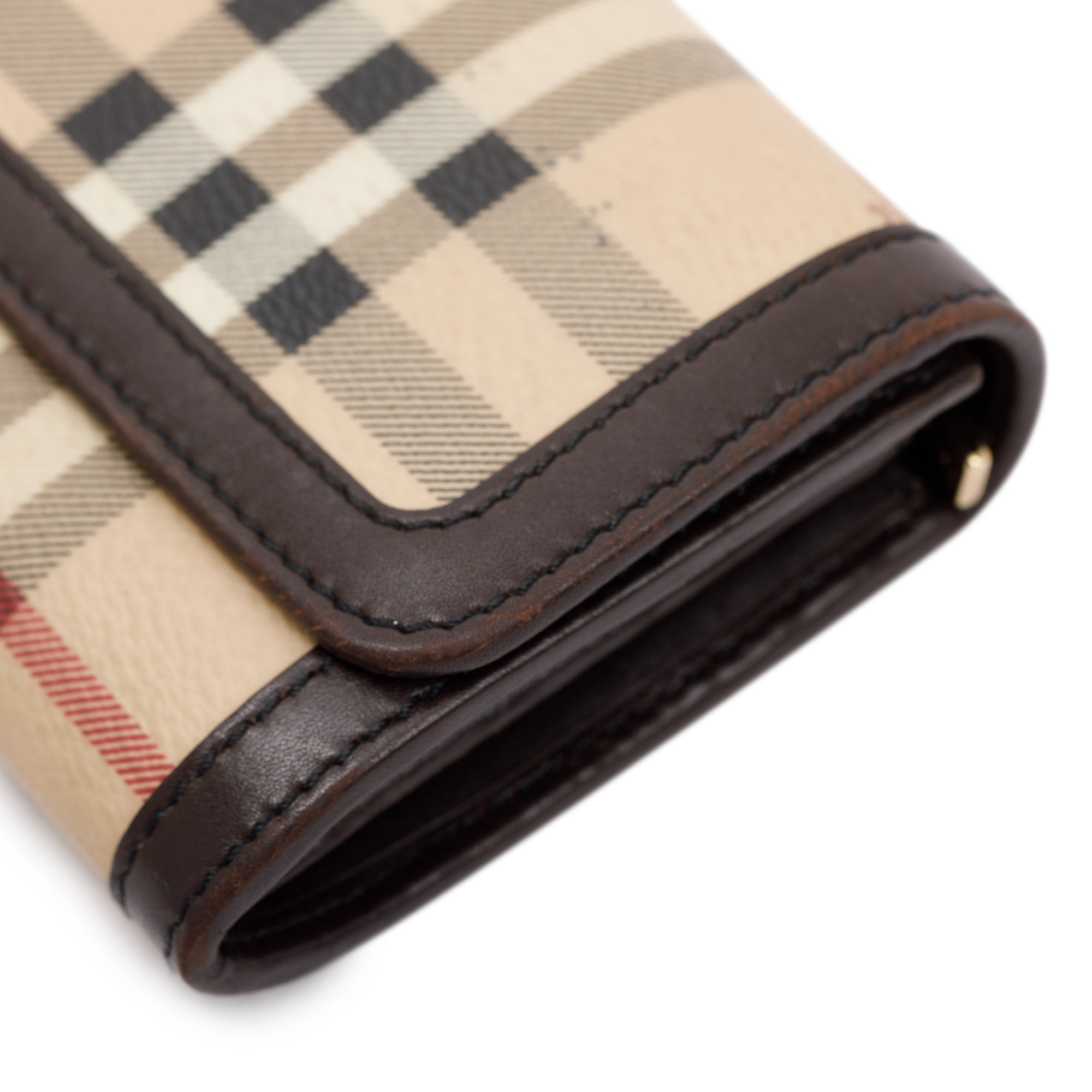 Burberry House Check Continental Wallet w/ Box