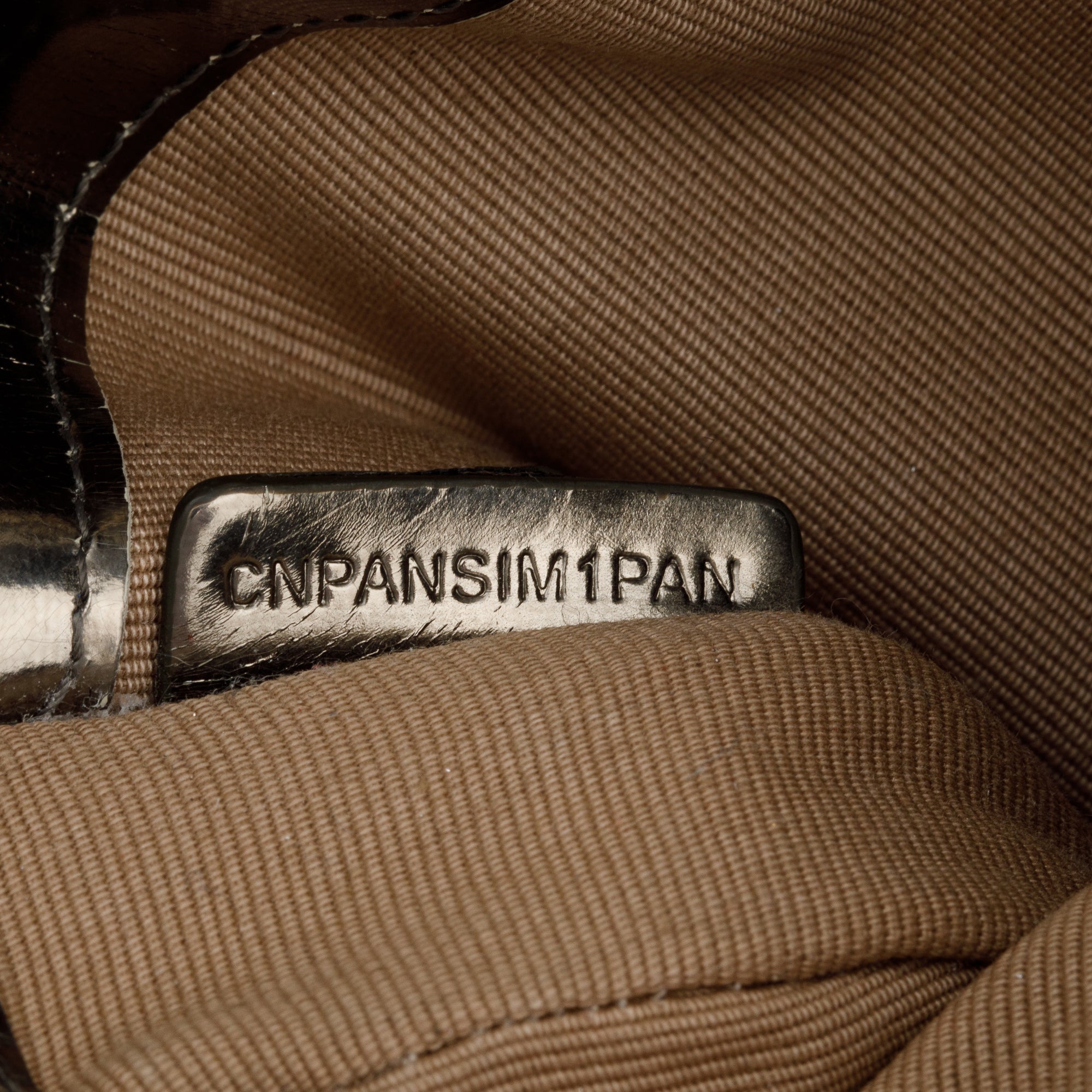 Burberry House Check Metallic Leather Trimmed Mini Crossbody Bag