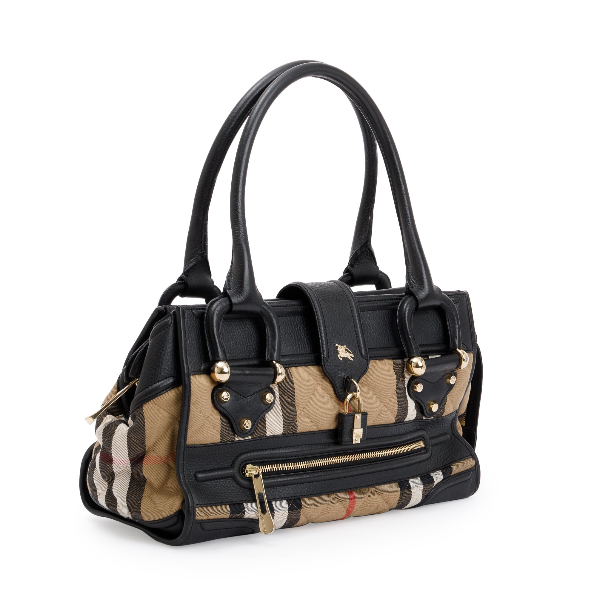 Burberry House Check Quilted Canvas Large Manor Tote Bag