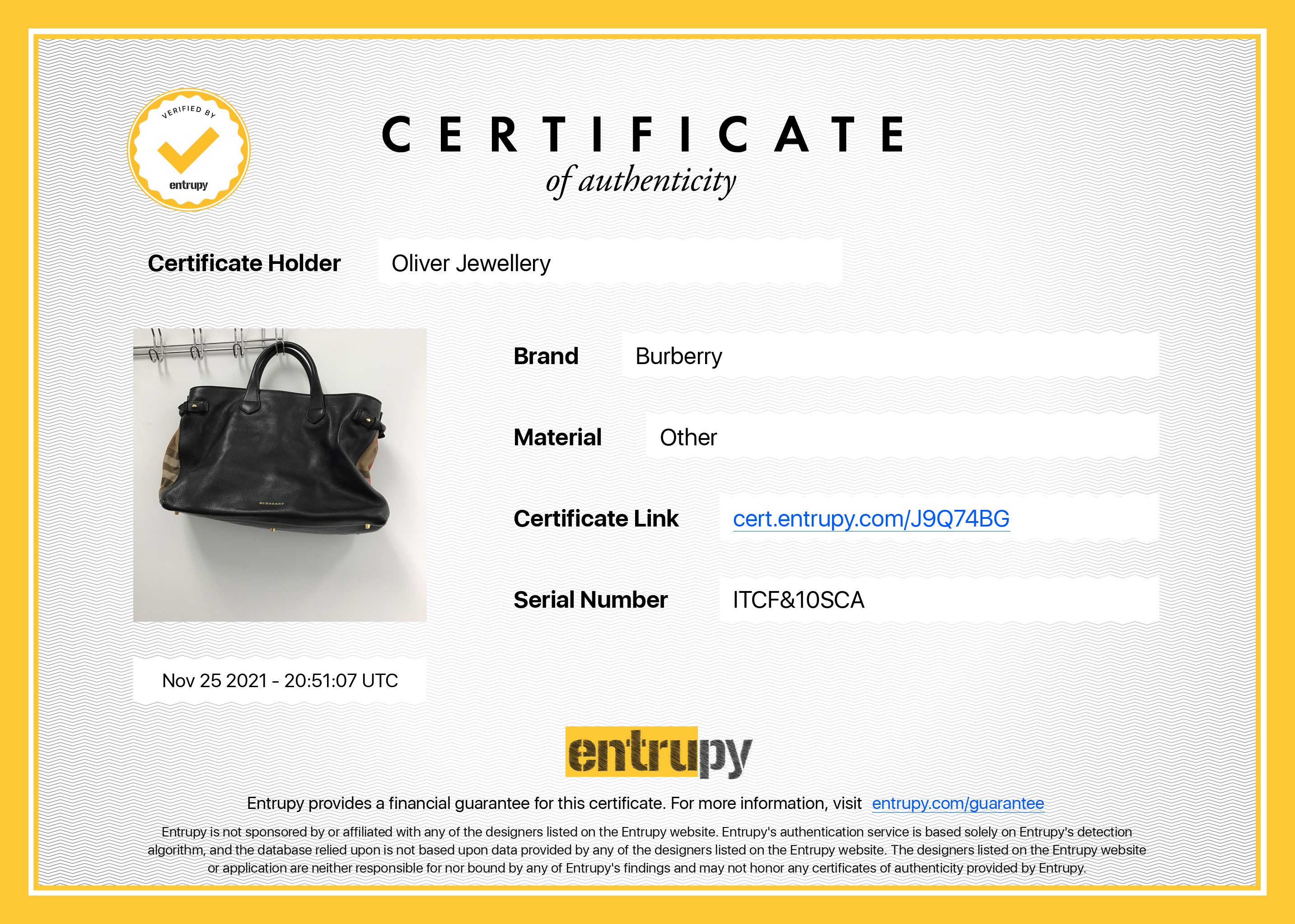 Burberry Medium Banner Tote