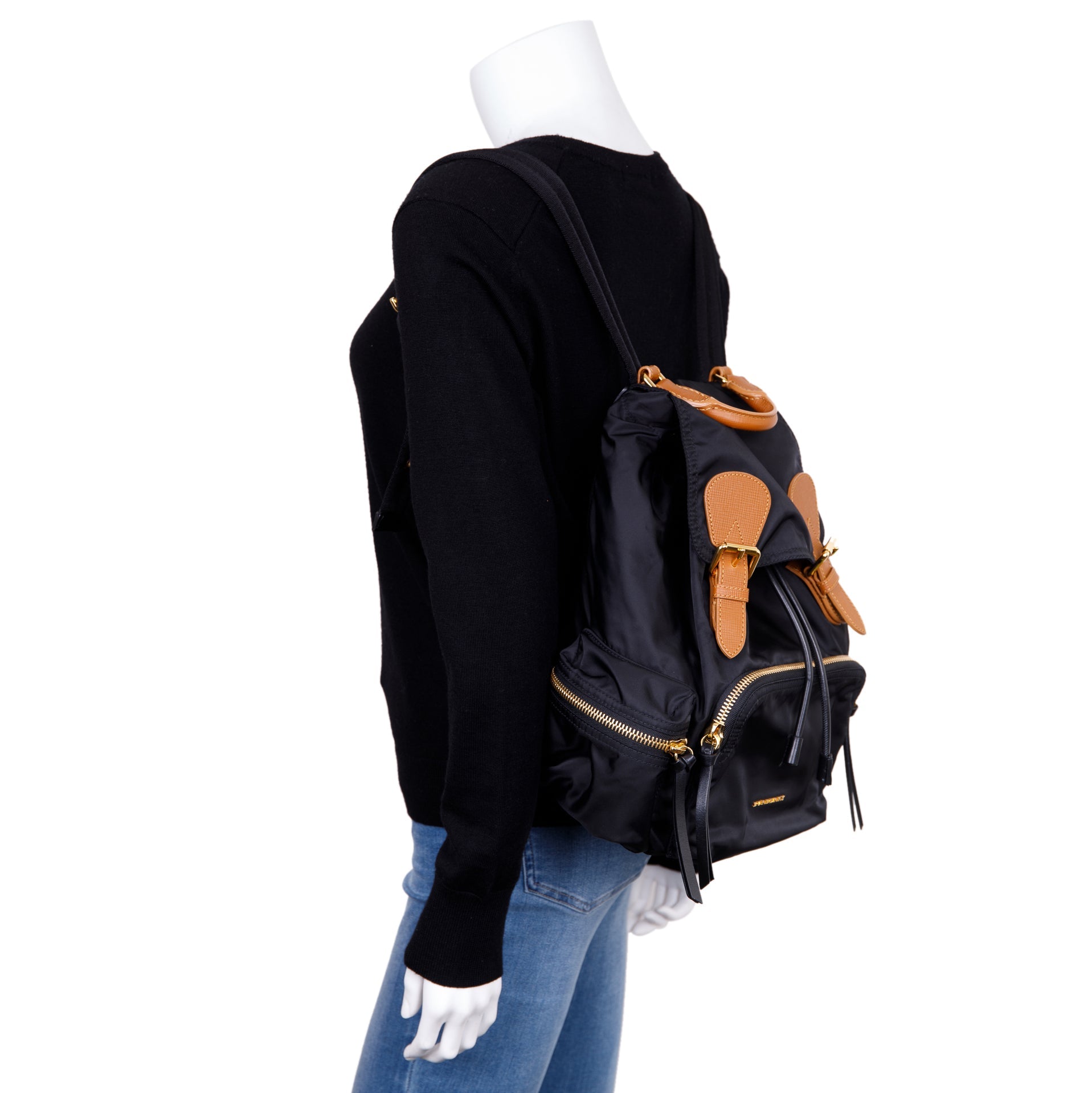 Burberry Medium Nylon Rucksack Backpack