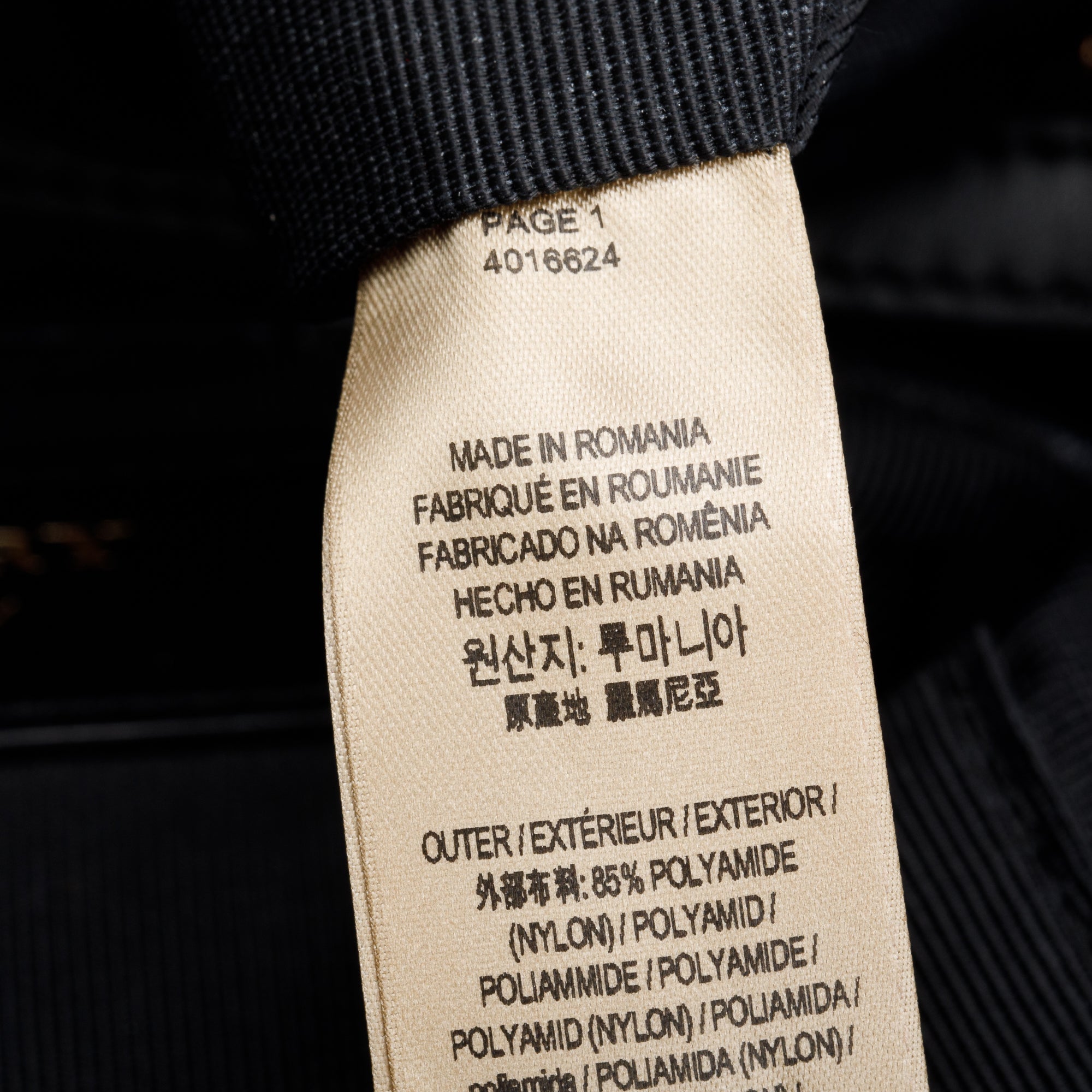 Burberry Navy Technical Nylon Large Rucksack Backpack