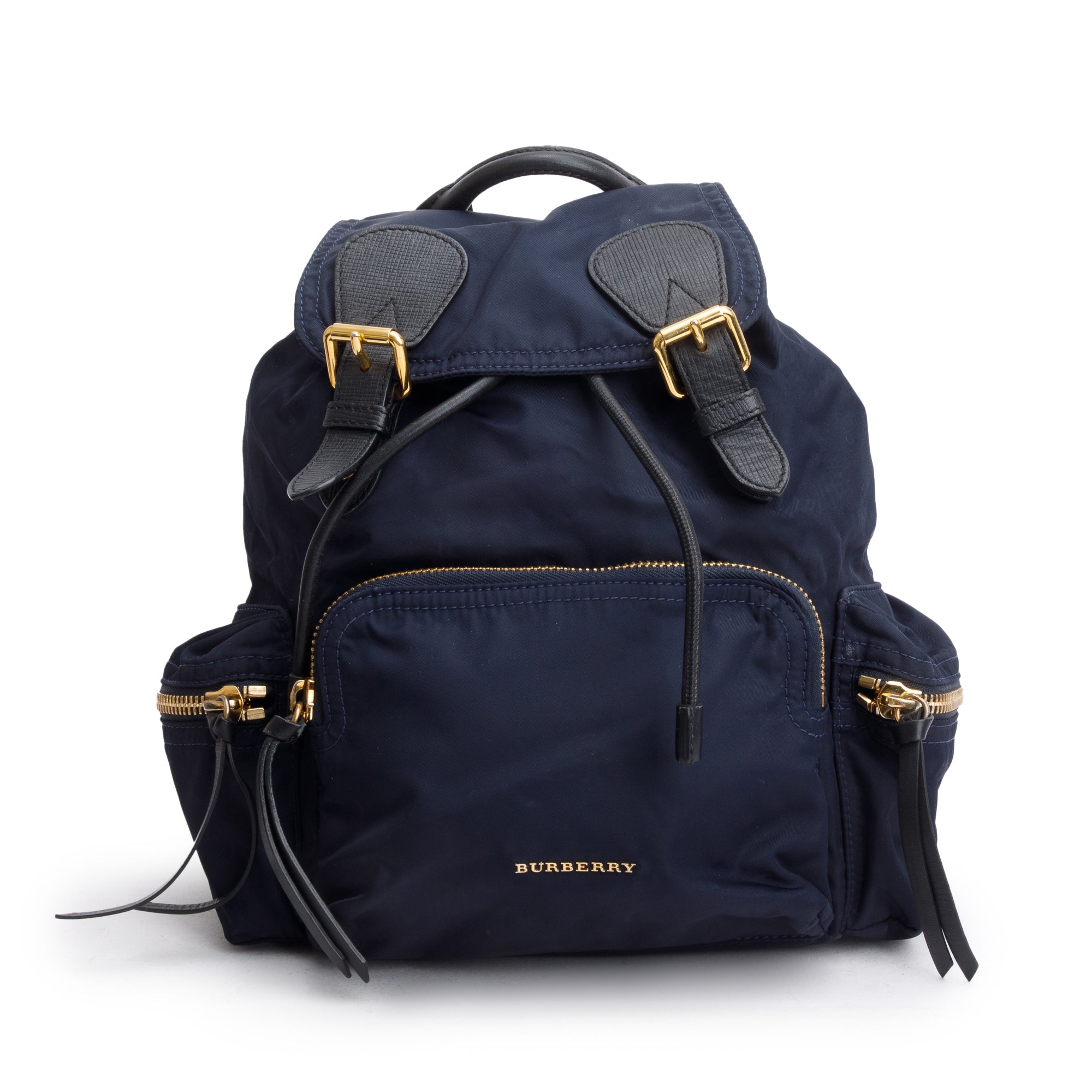Burberry Navy Technical Nylon Large Rucksack Backpack