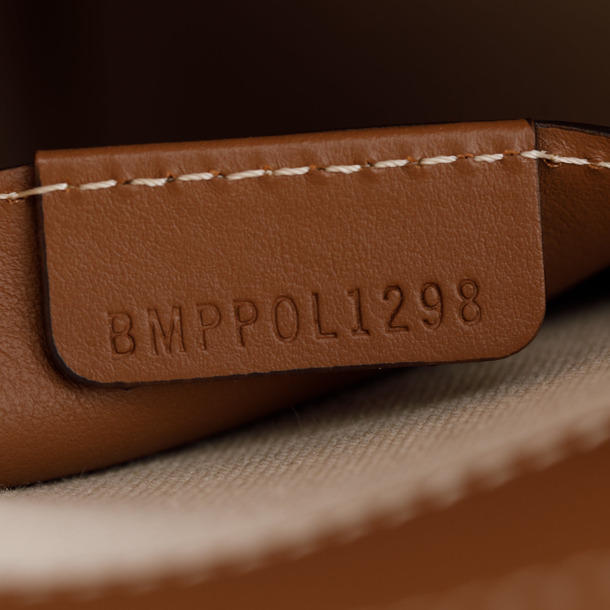 Burberry Neutral Canvas and Brown Leather Medium Pocket Bag w/ Strap