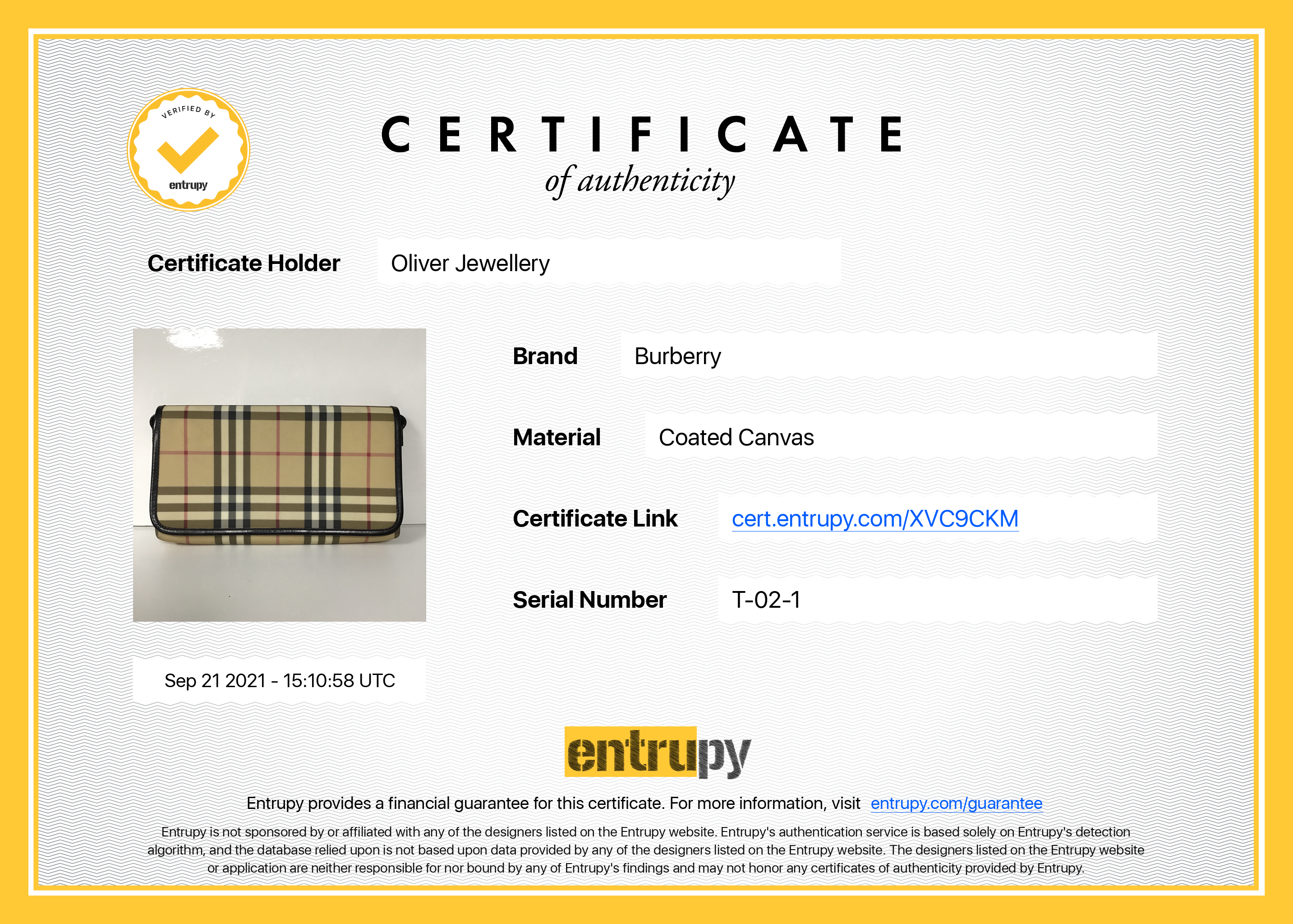 Burberry Nova Check Baguette