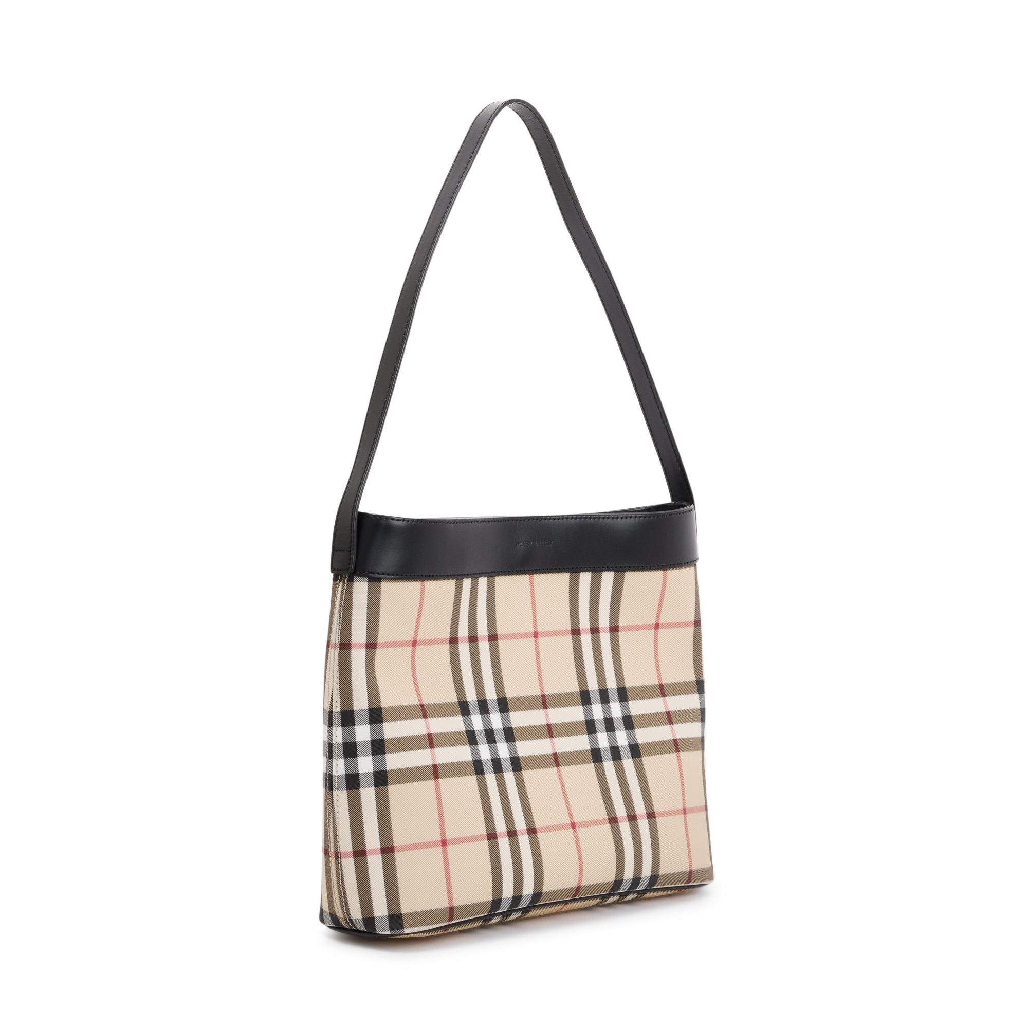 Burberry Nova Check Canvas Shoulder Bag