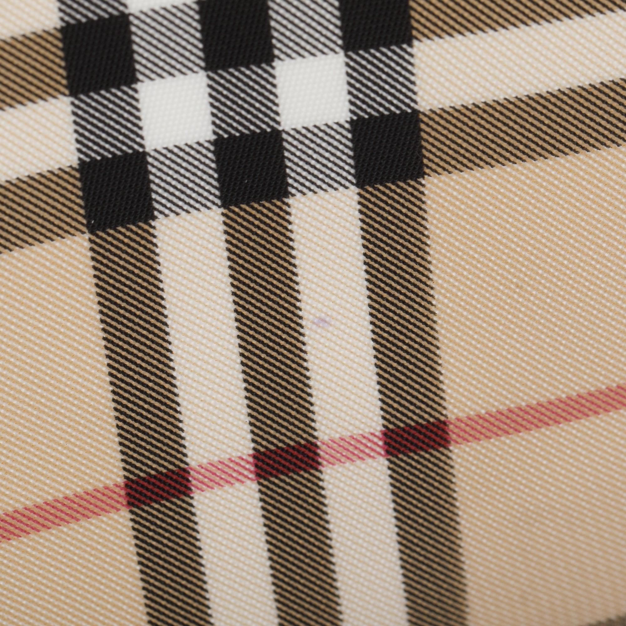 Burberry Nova Check Canvas Shoulder Bag