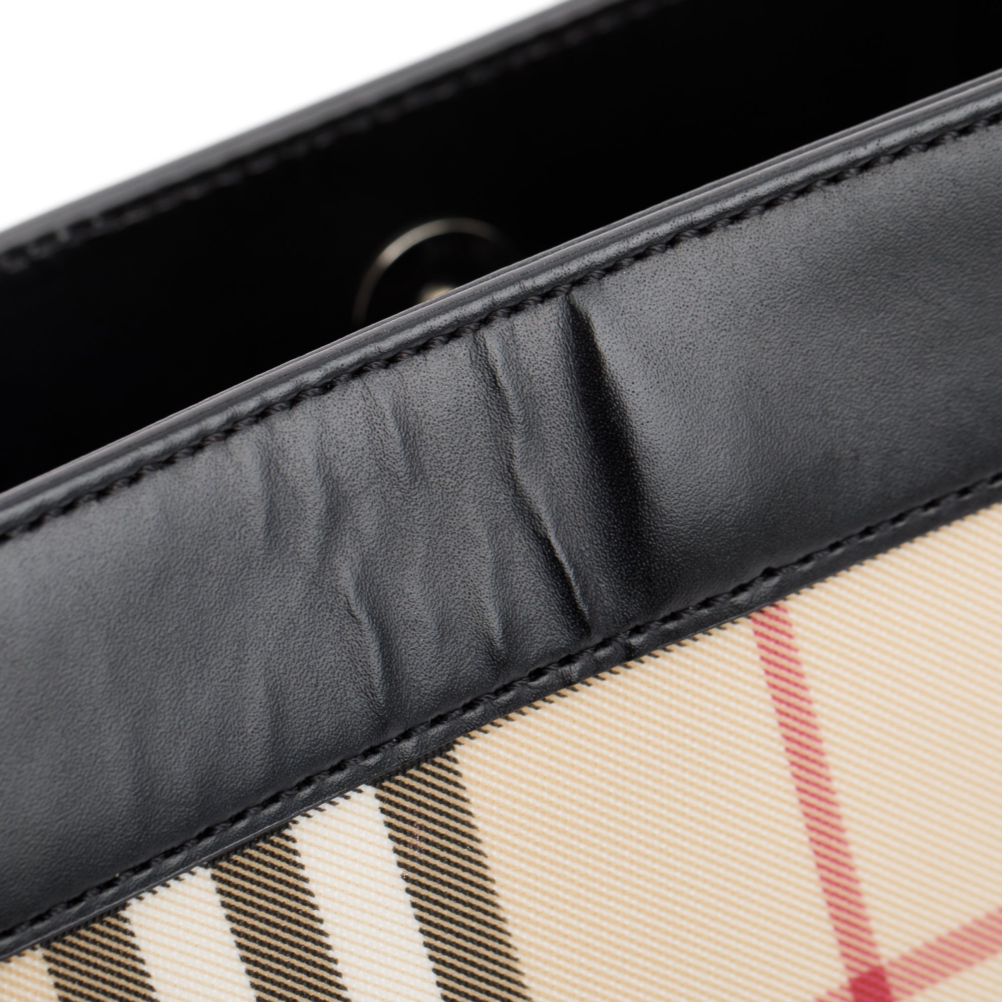 Burberry Nova Check Canvas Shoulder Bag