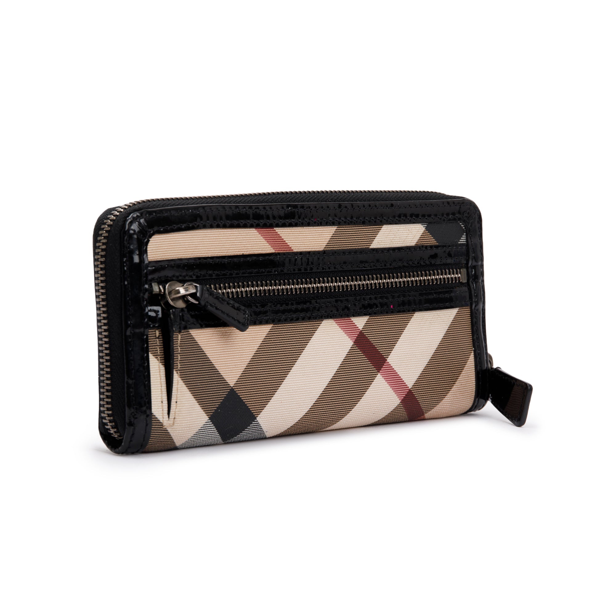 Burberry Nova Check Long Zip Wallet