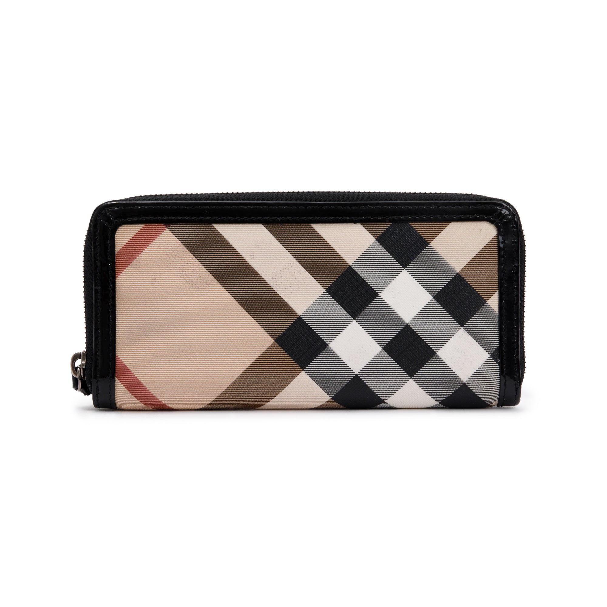 Burberry Nova Check Long Zip Wallet