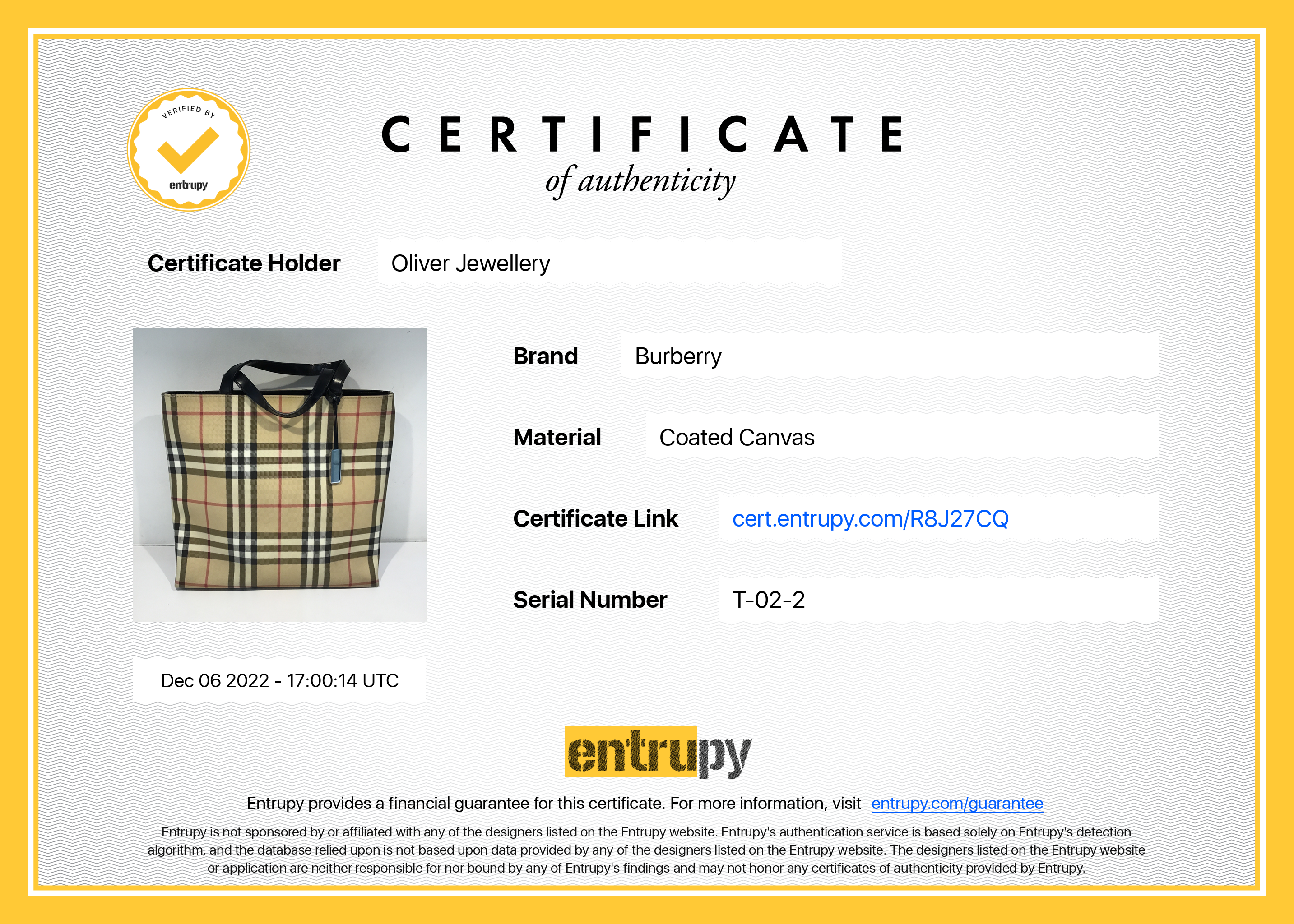 Burberry Nova Check Tote Bag