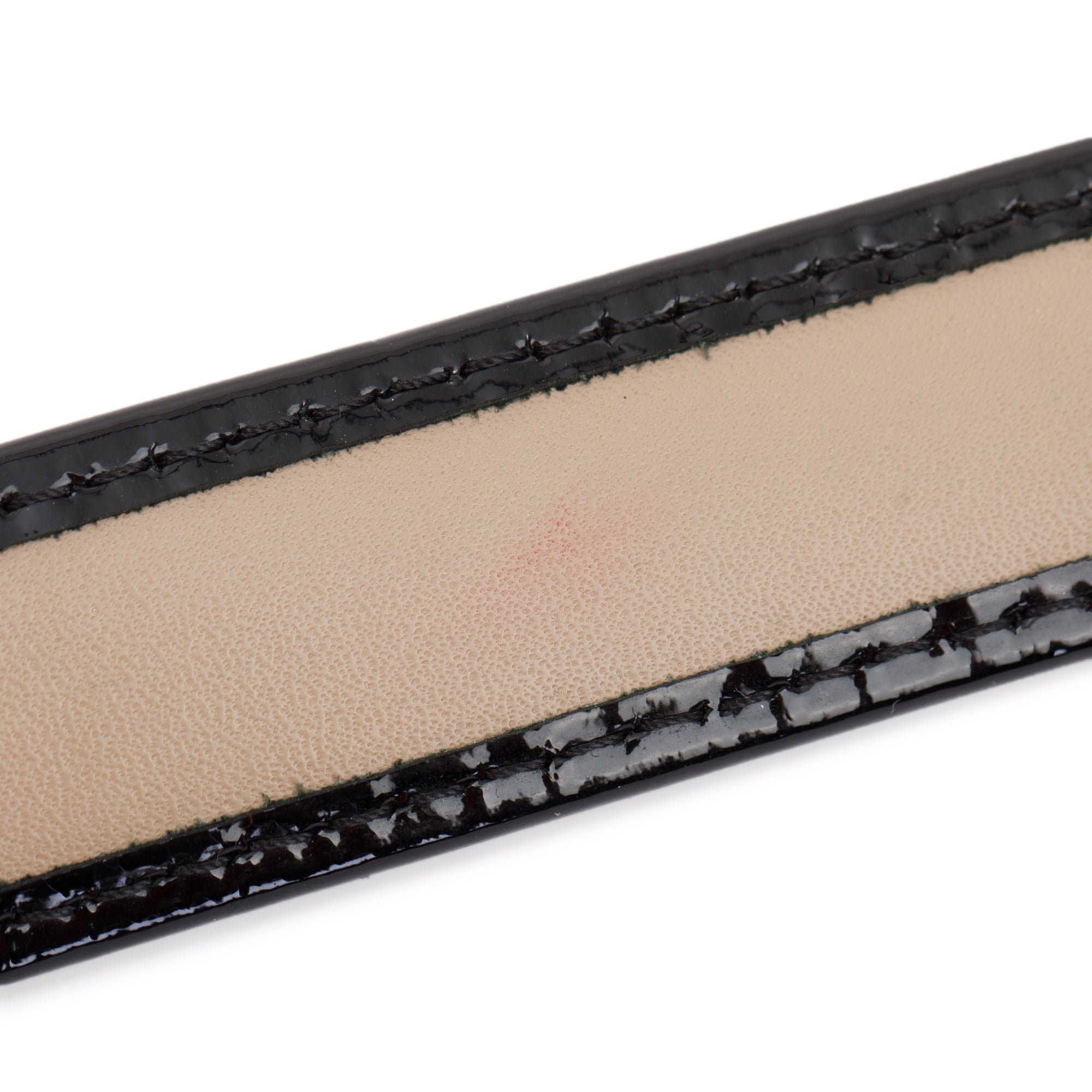 Burberry Nova Check and Leather Skinny Belt