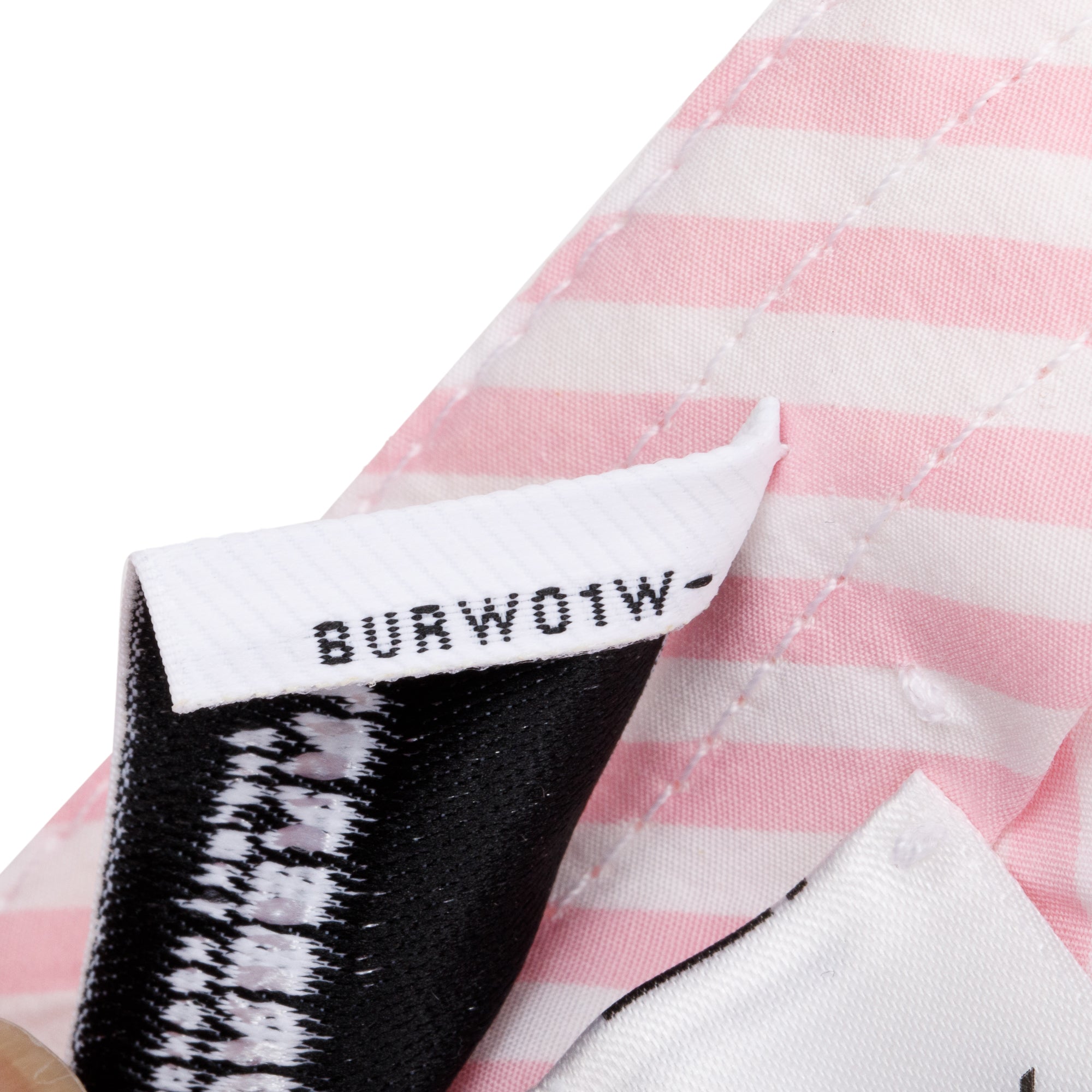 Burberry Pink Striped Baseball Cap, Size M