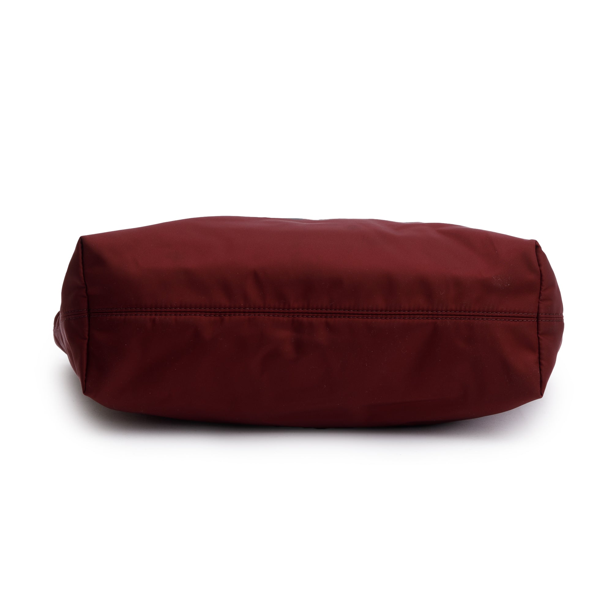 Burberry Red Nylon Logo Small Ardwell Tote Bag