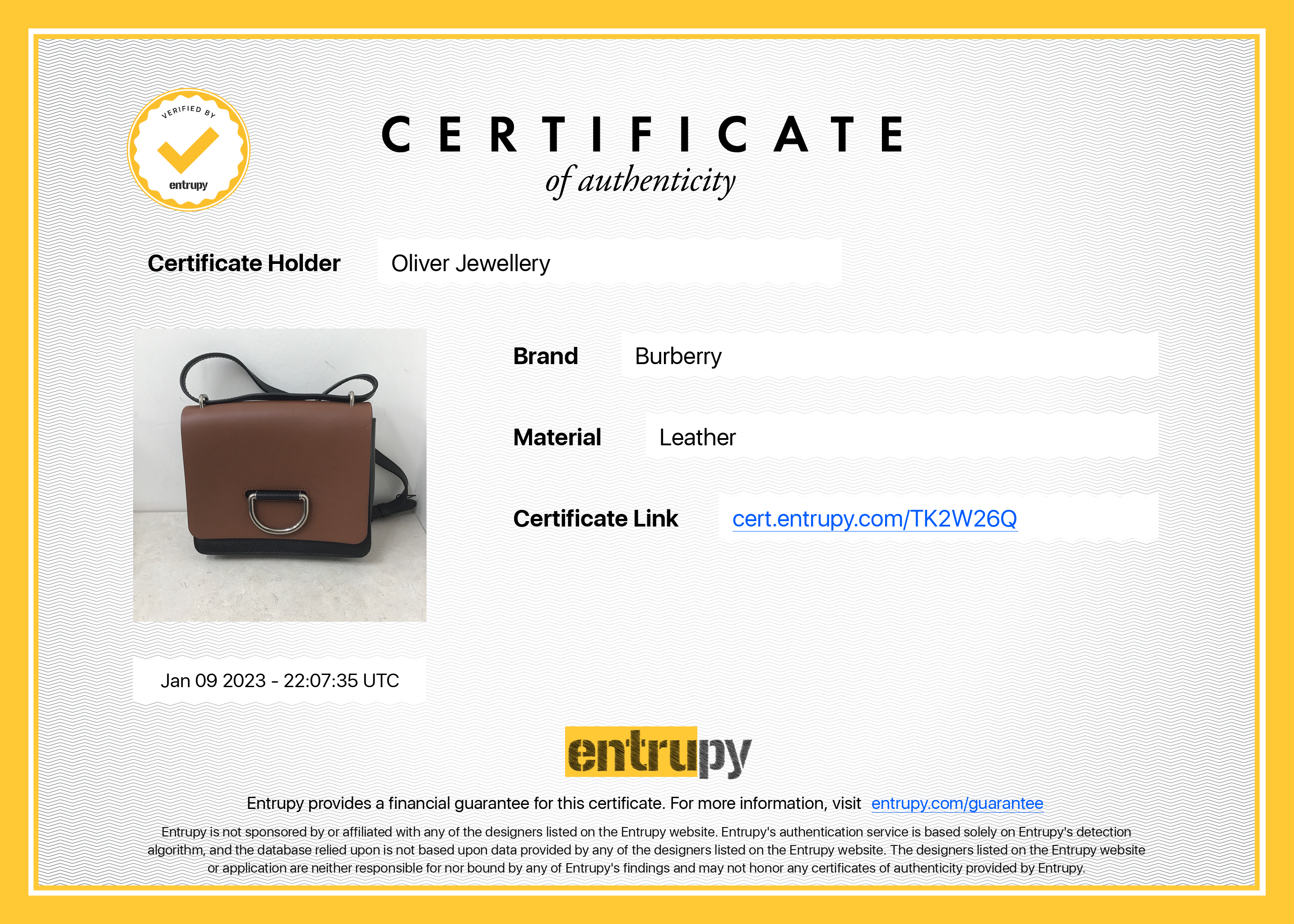 Burberry Small D-Ring Shoulder Bag