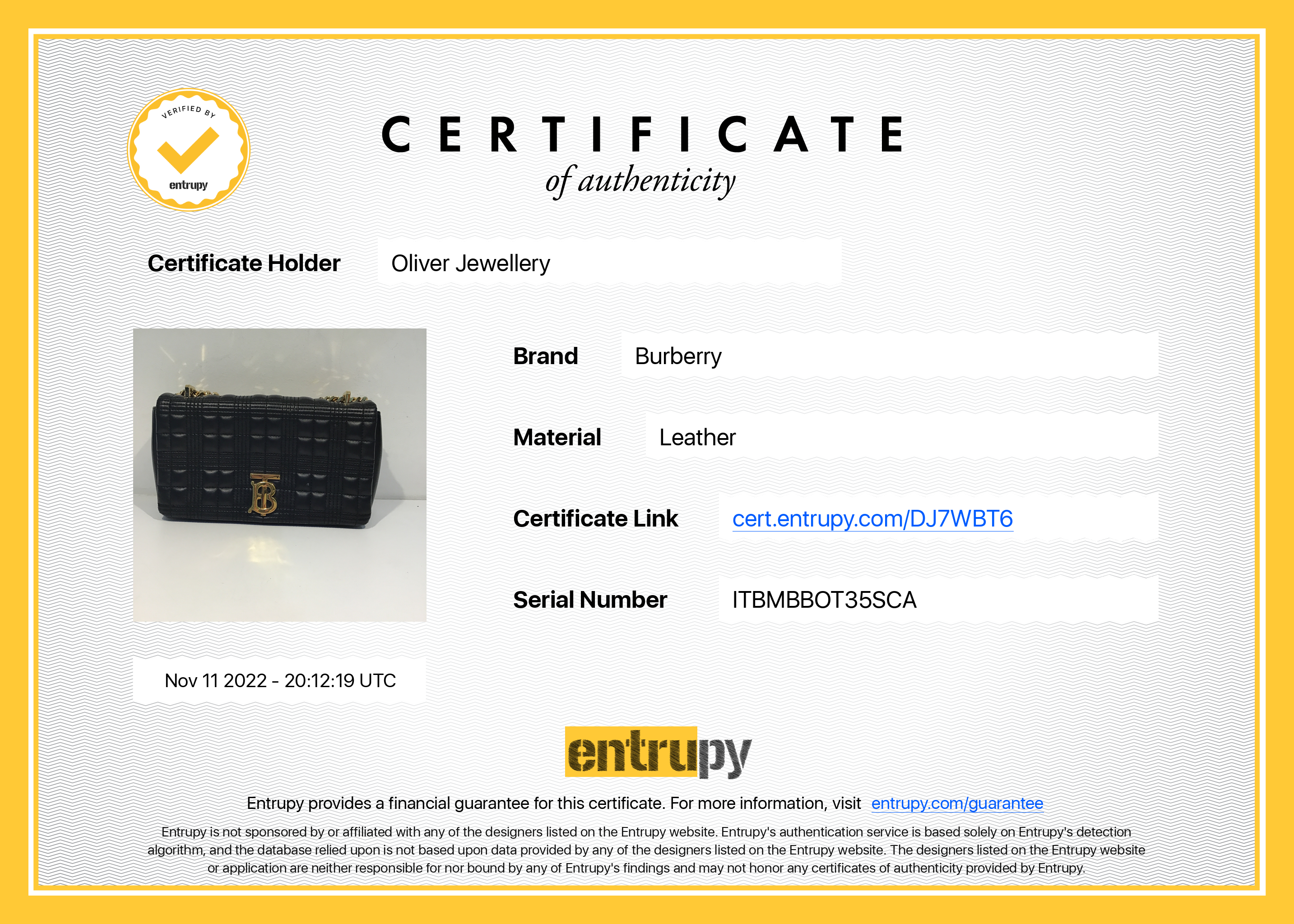 Burberry Small Lola Quilted Leather Shoulder Bag