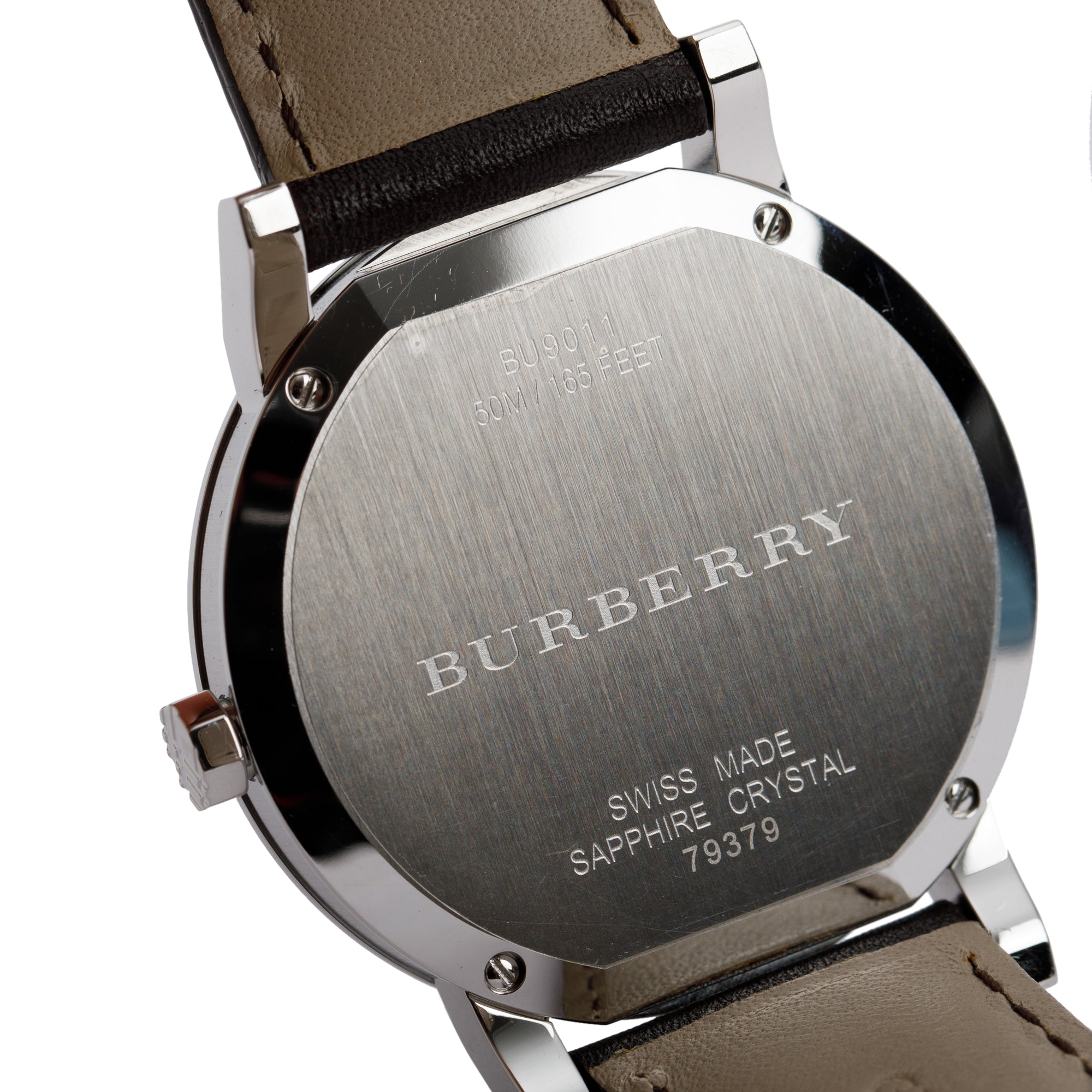 Burberry Stainless Steel BU9011 The City 38 MM Watch w/ Box