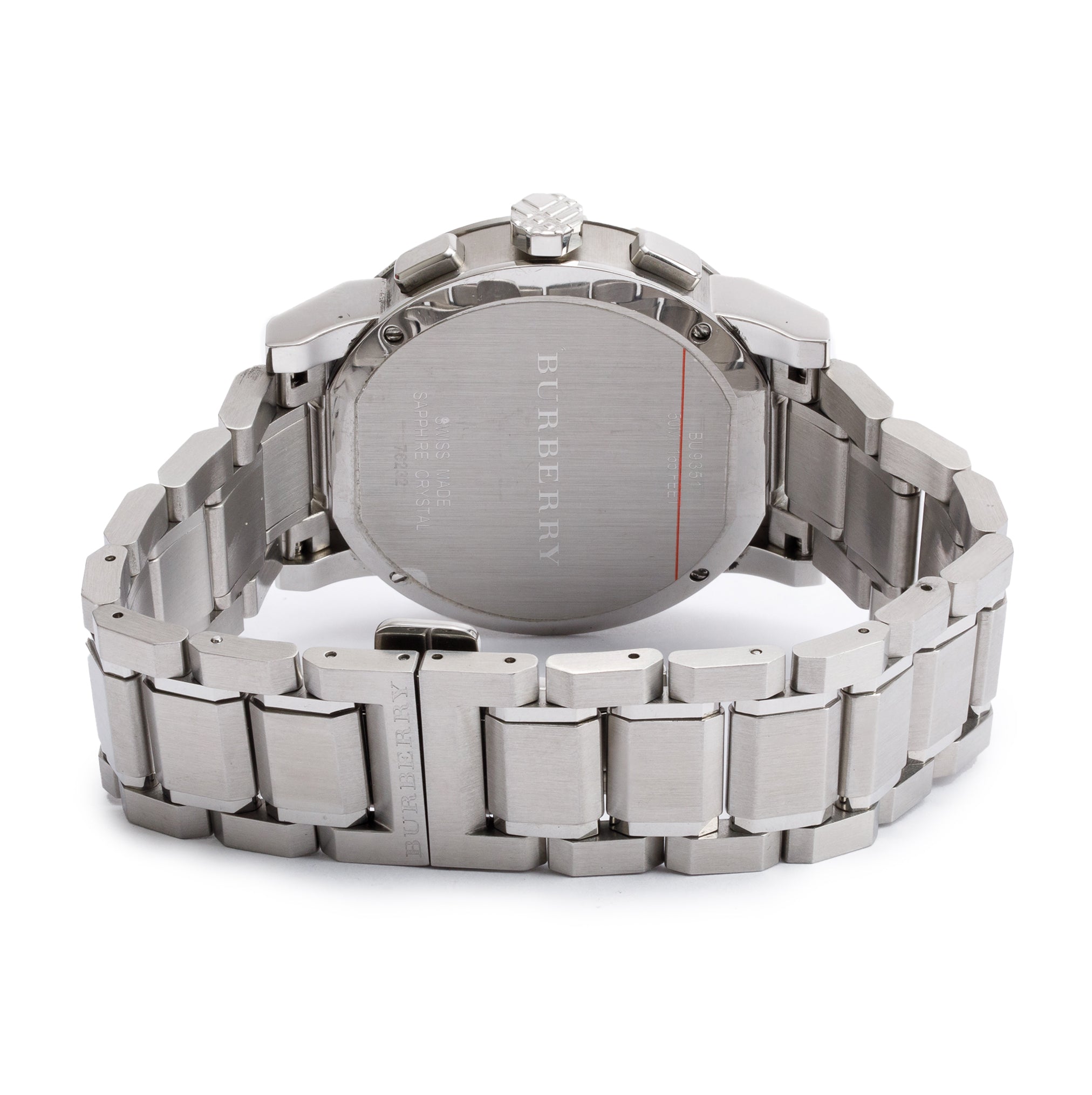 Burberry Stainless Steel BU9351 The City 42 MM Chronograph Watch w/ Box